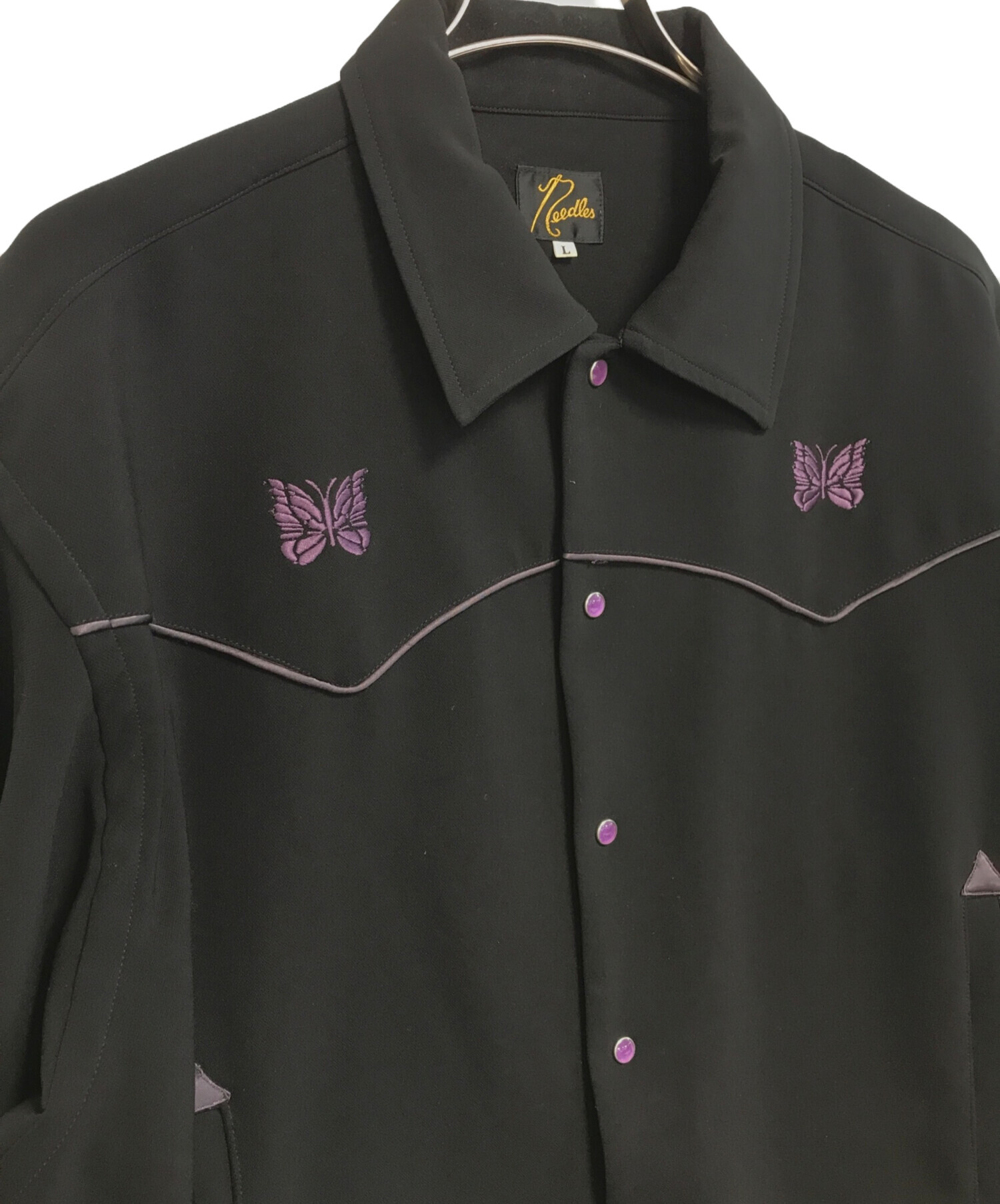 中古・古着通販】Needles (ニードルズ) Piping Cowboy Jacket ブラック 