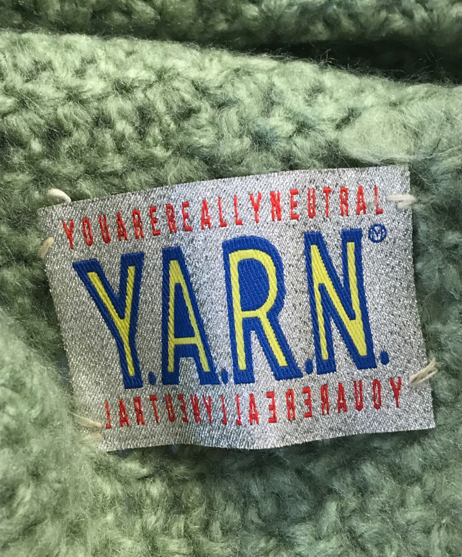 中古・古着通販】Y.A.R.N. (ヤーン) 3D Cross Handmade Knit hat