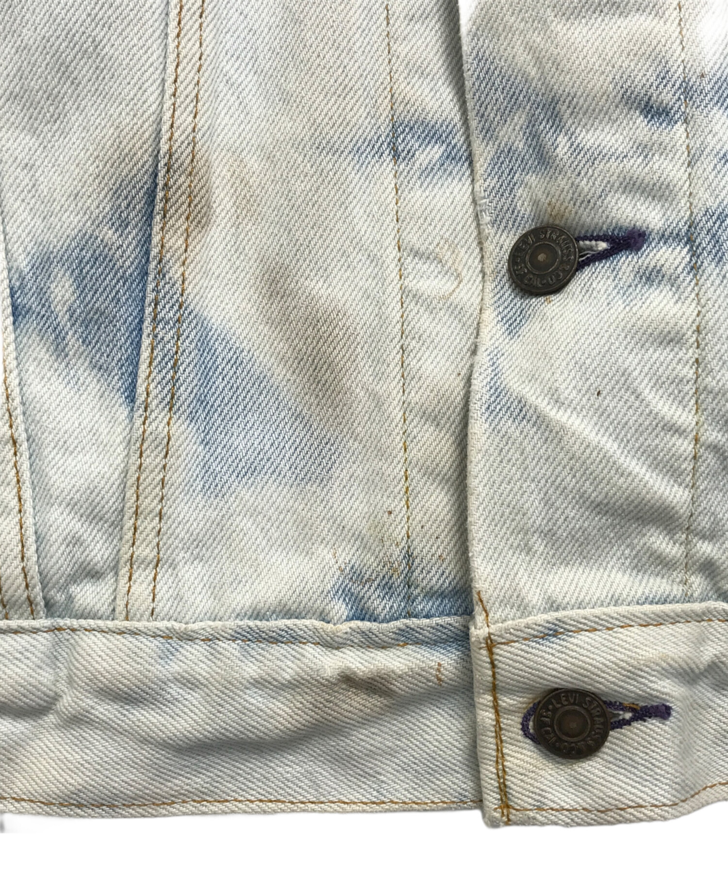 中古・古着通販】LEVI'S (リーバイス) スタッズカスタムブリーチデニム