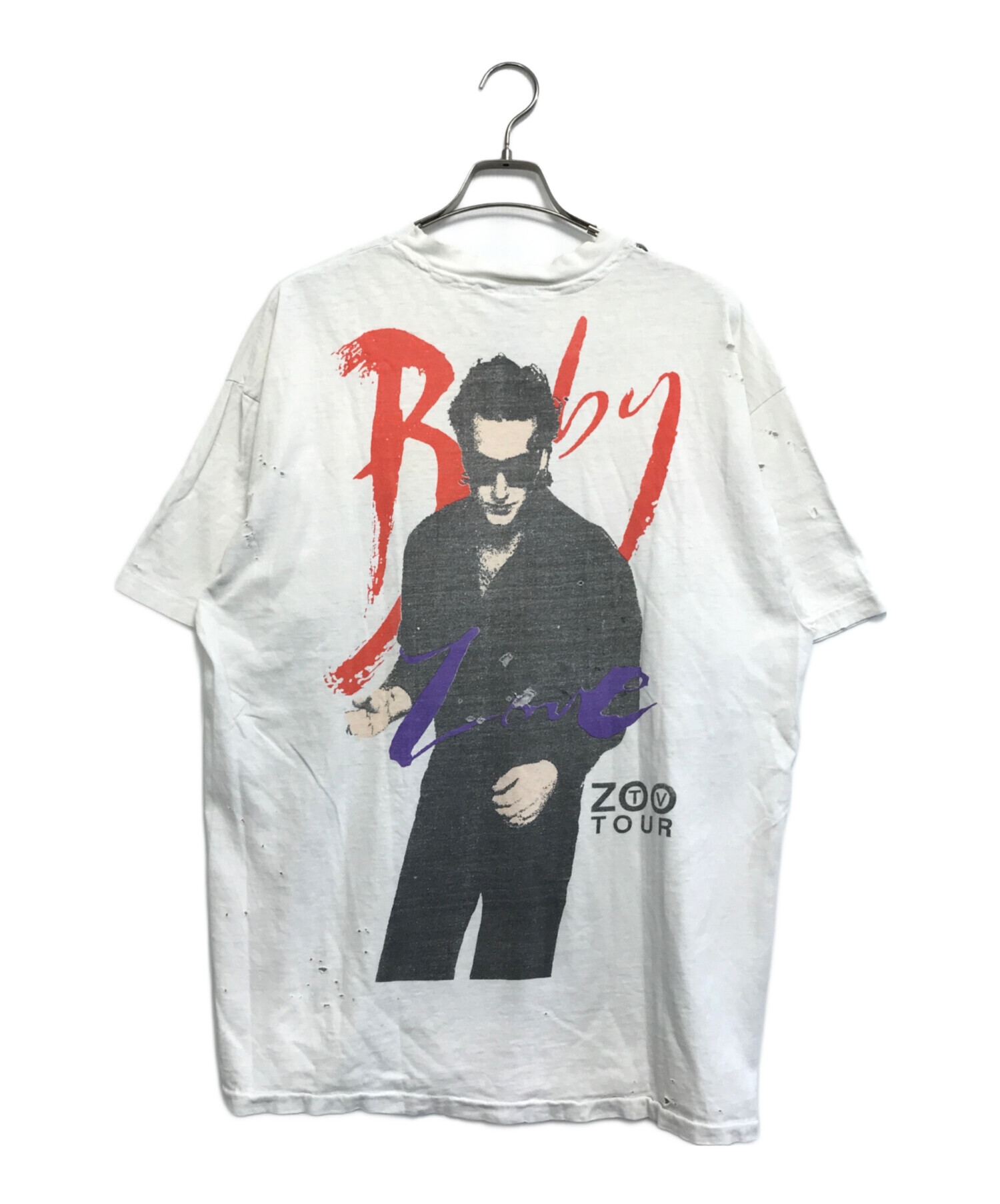 中古・古着通販】バンドTシャツ (バンドTシャツ) U2(ユートゥー) 両面 