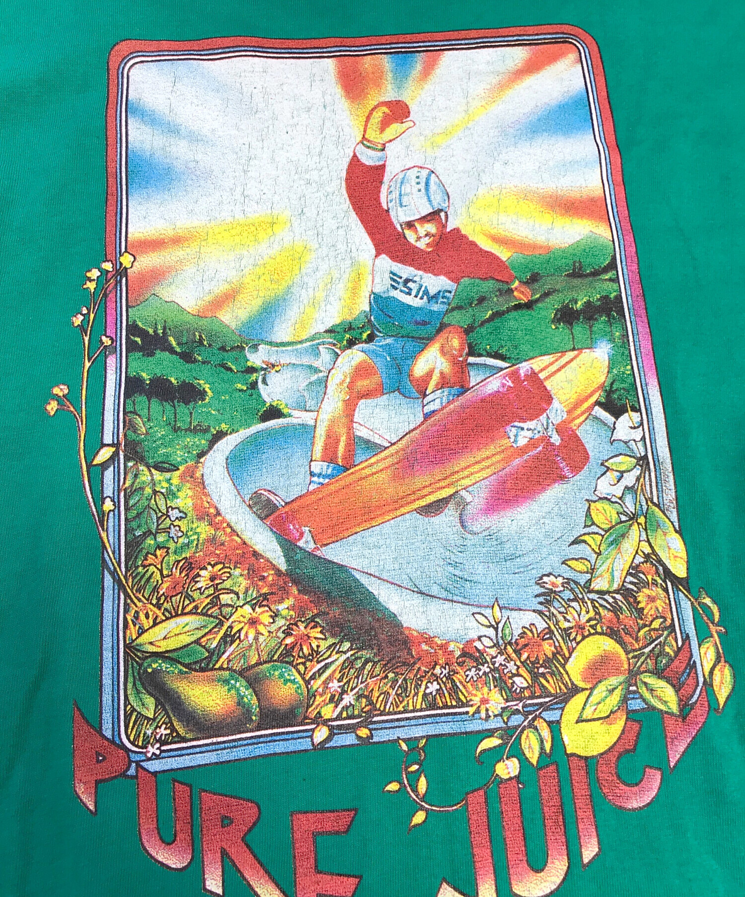 80s sims skateboards tシャツ USA製 XL 魔人