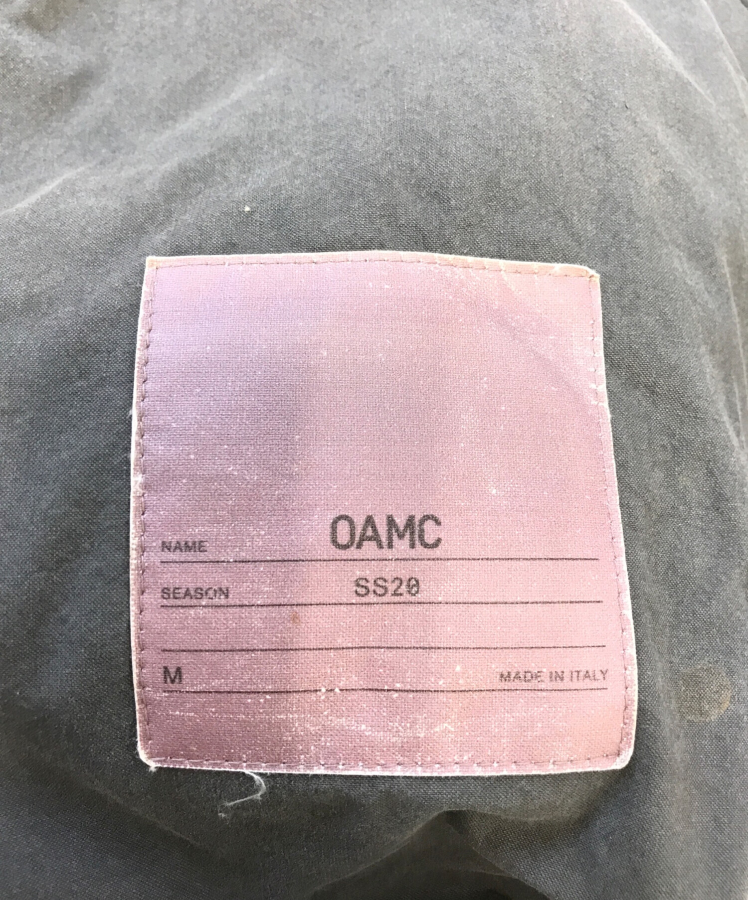 中古・古着通販】OAMC (オーエーエムシー) INFLATED BACKPACK グレー 