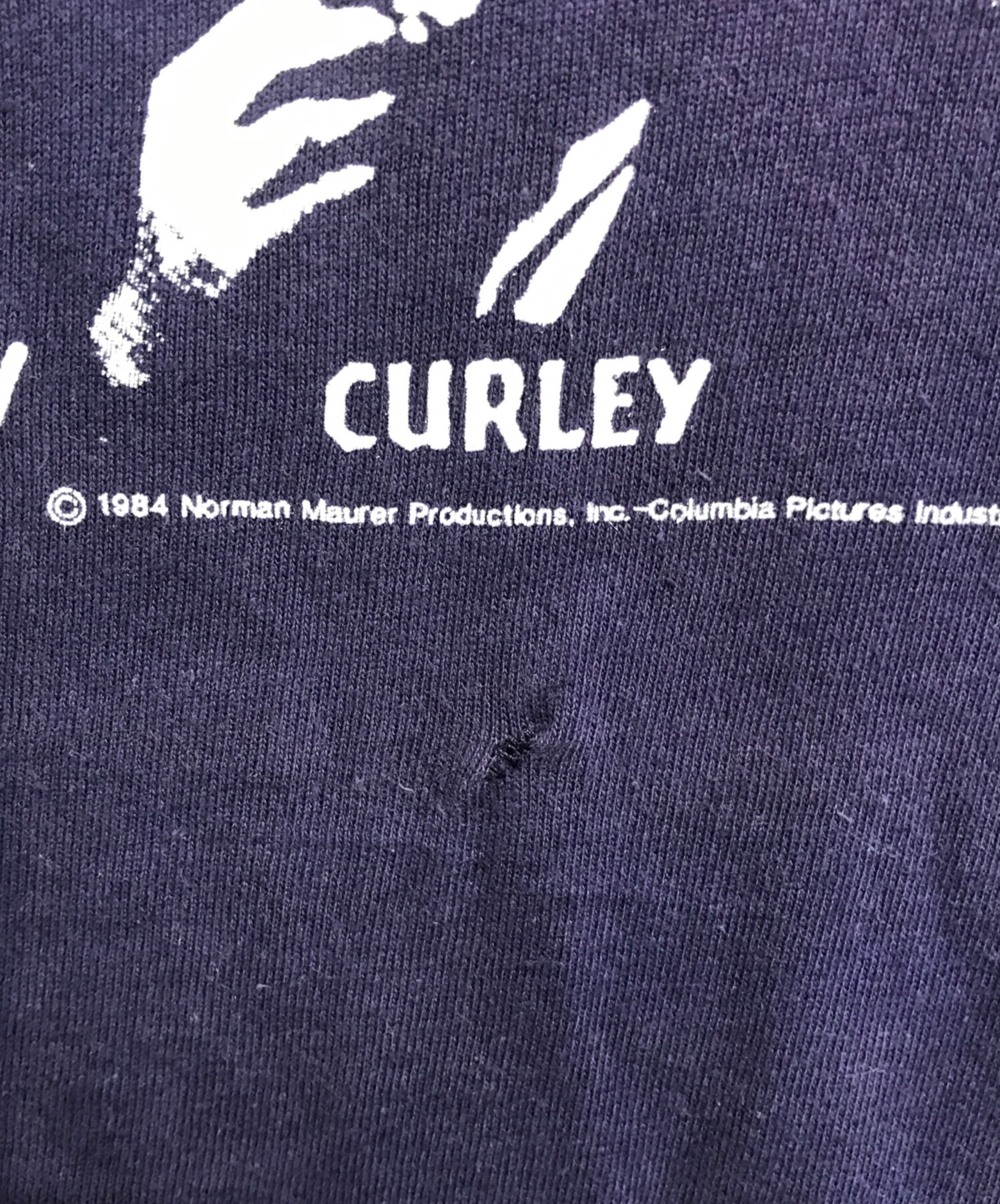 中古・古着通販】Hanes (ヘインズ) Tシャツ ネイビー サイズ:XL 46-48