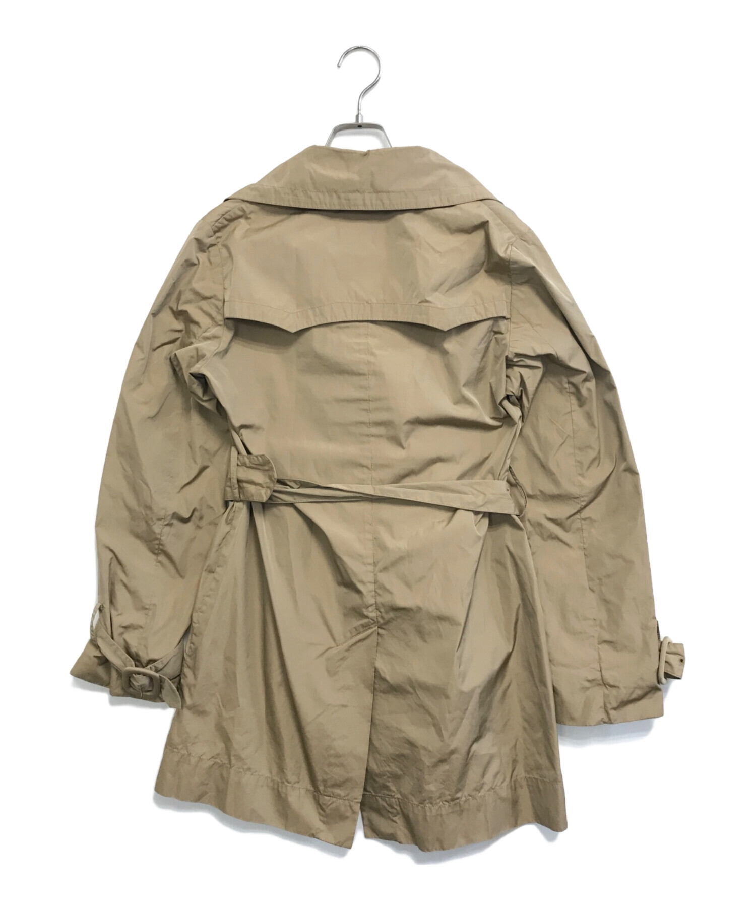 中古・古着通販】MONCLER (モンクレール) トレンチコート ベージュ 