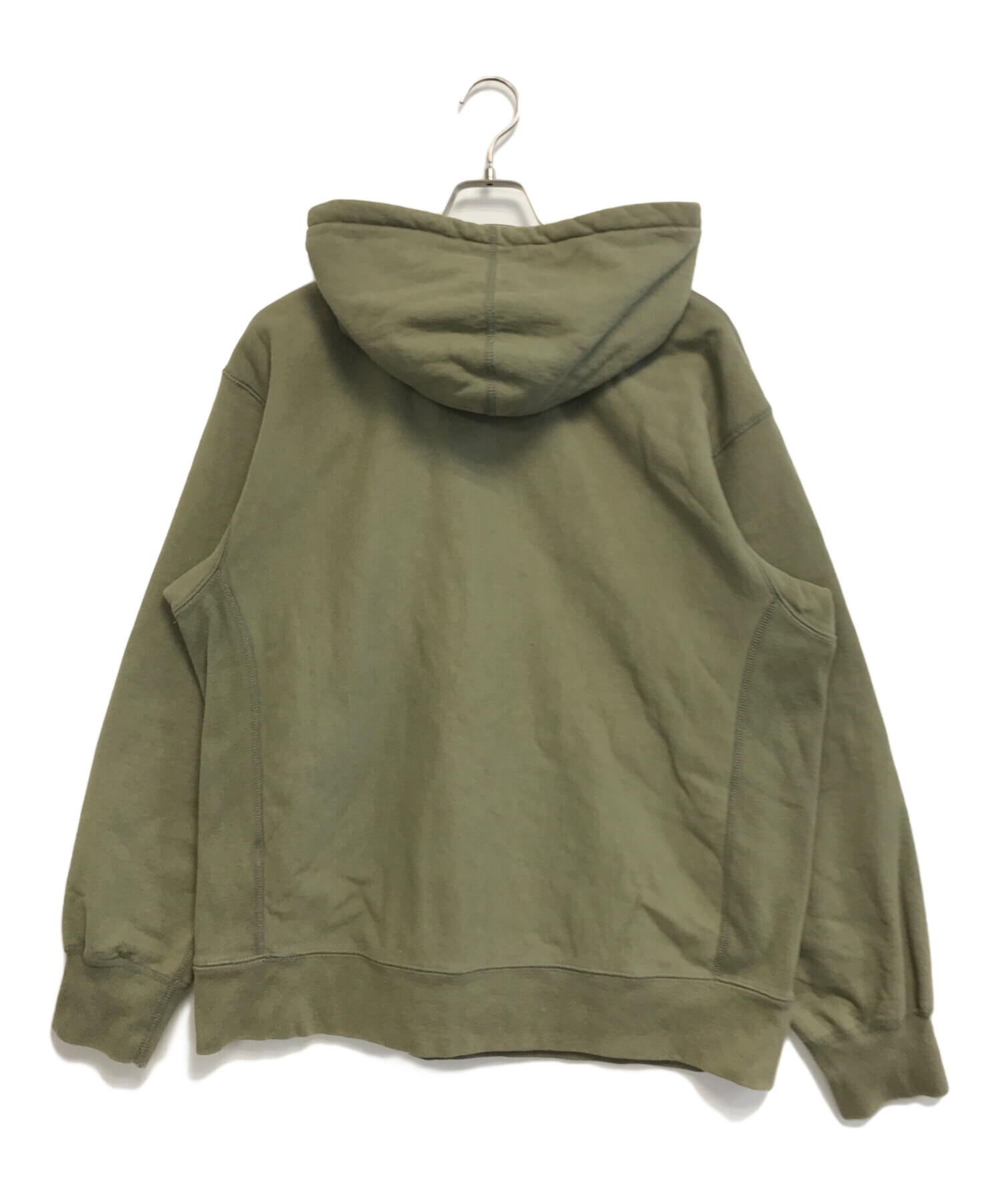 Supreme オリーブ フリースパーカー 中古・古着通販】SUPREME (シュプリーム) Cross Box Logo Hooded