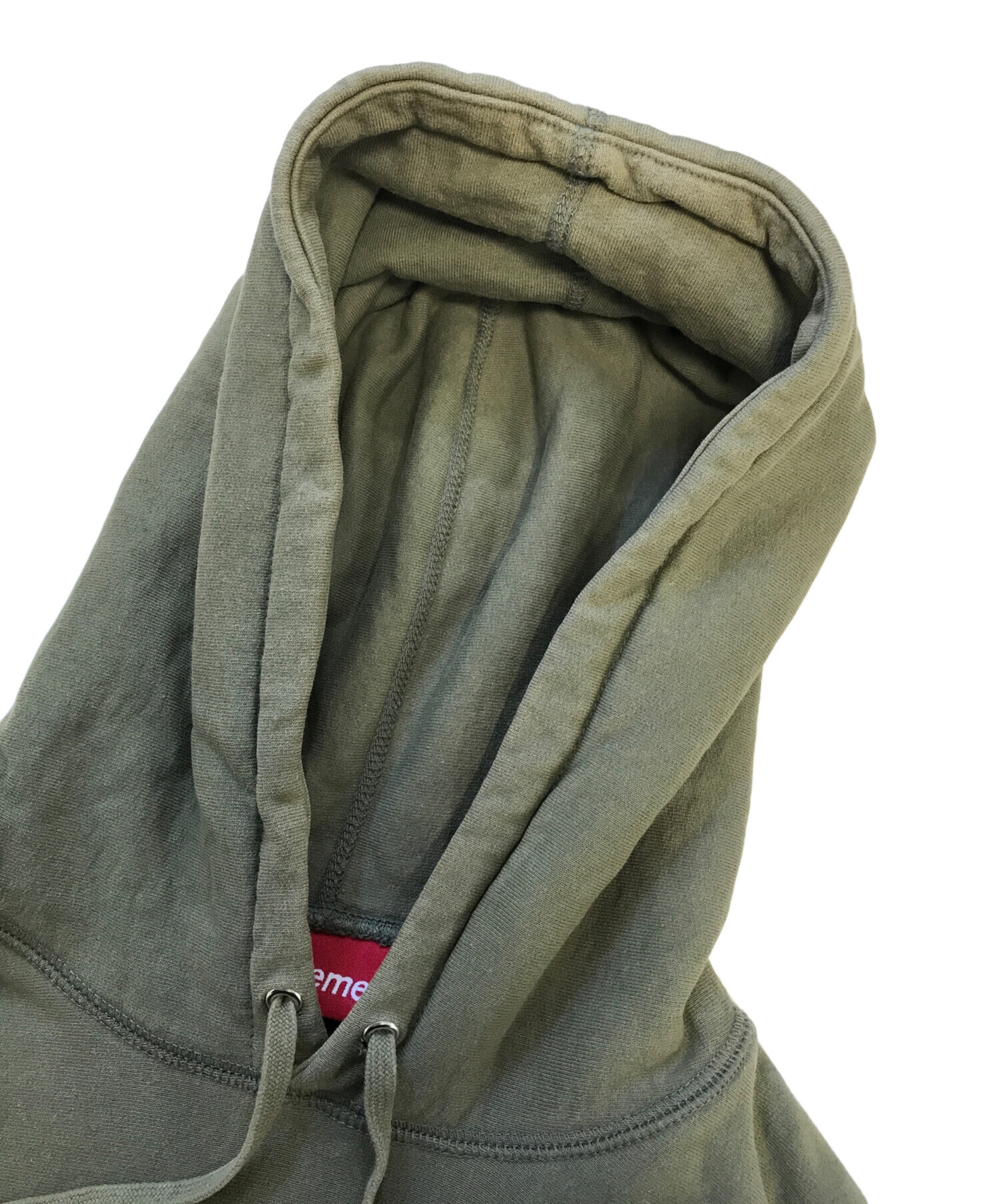 Supreme オリーブ フリースパーカー 中古・古着通販】SUPREME (シュプリーム) Cross Box Logo Hooded