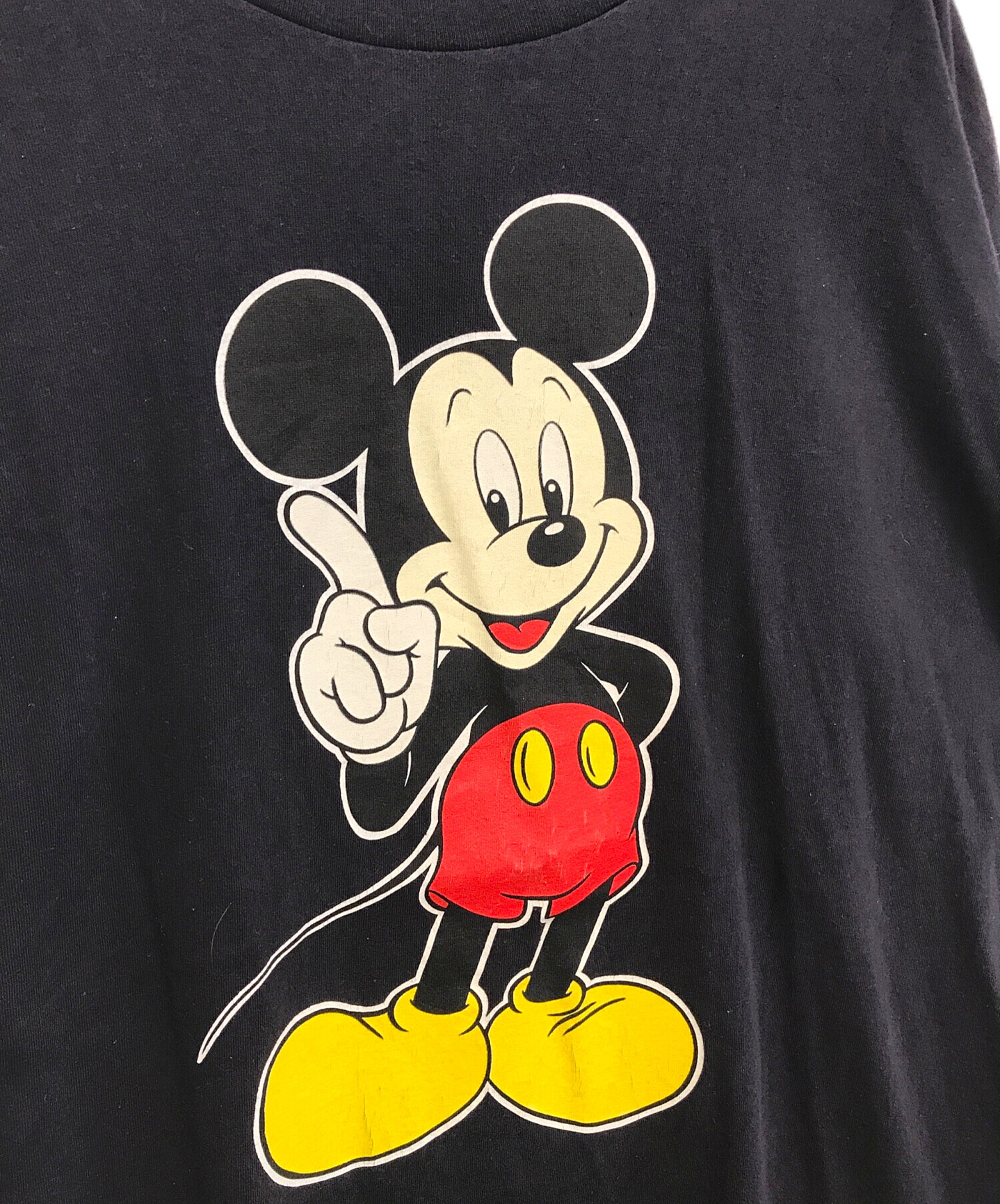 一点物 USA製 古着 80's シグナルタグ ミッキー Tシャツ 鬼フェード