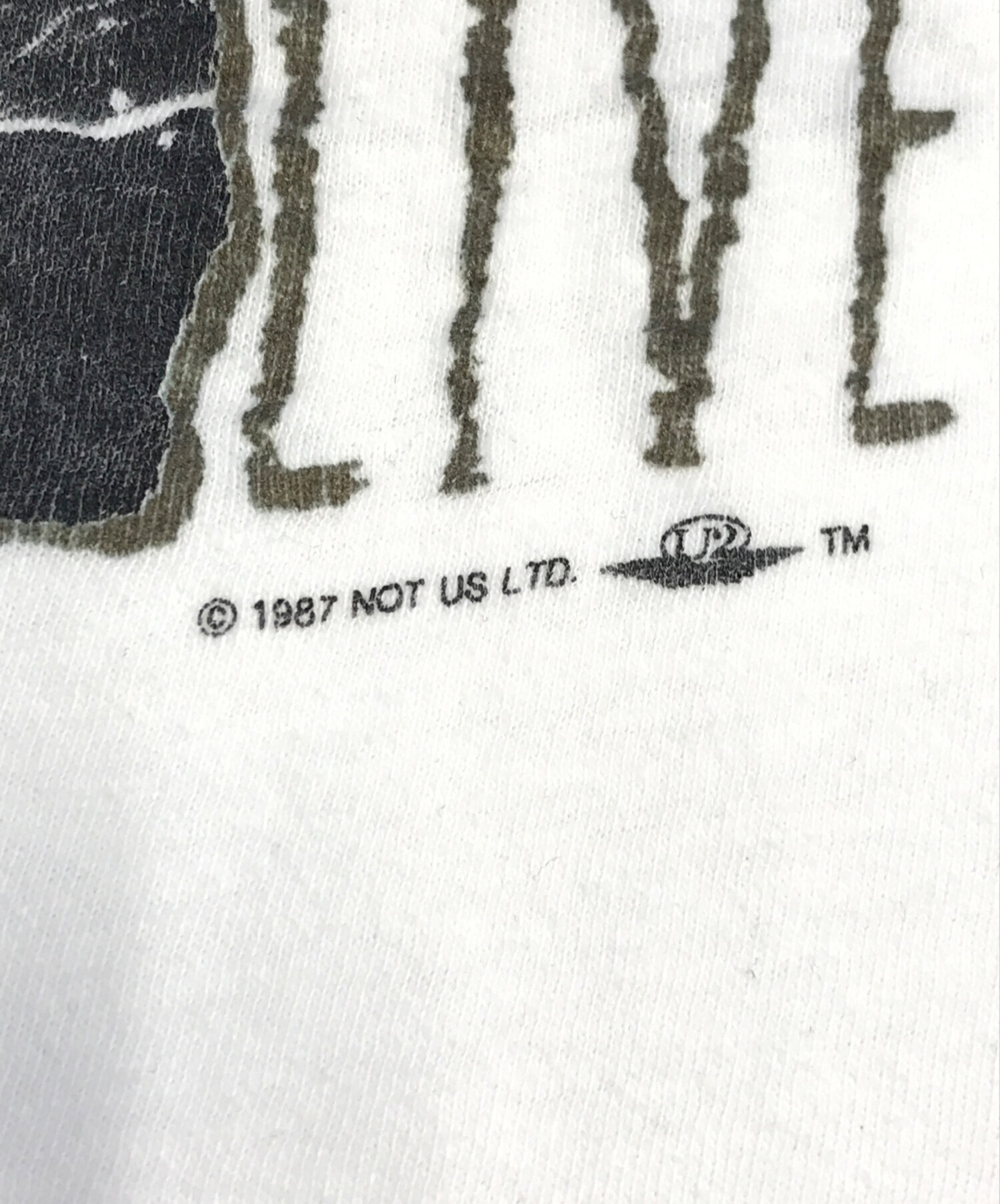 80s USA製 U2 バンドTシャツコピーライト 1987 シングルステッチ 80s USA製 U2 バンドTシャツコピーライト 1987 シングルステッチ