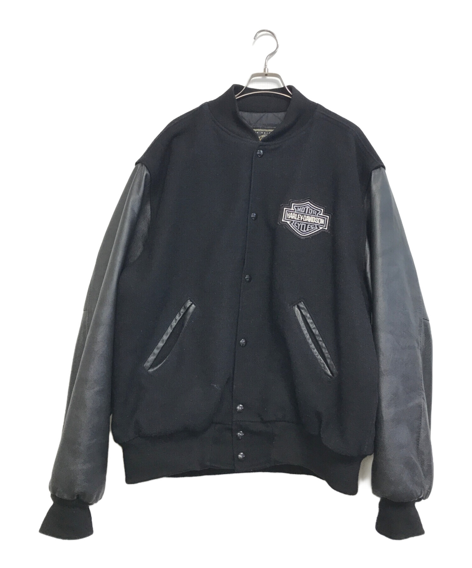 中古・古着通販】Holloway (ホロウェイ) 90's袖レザースタジャン