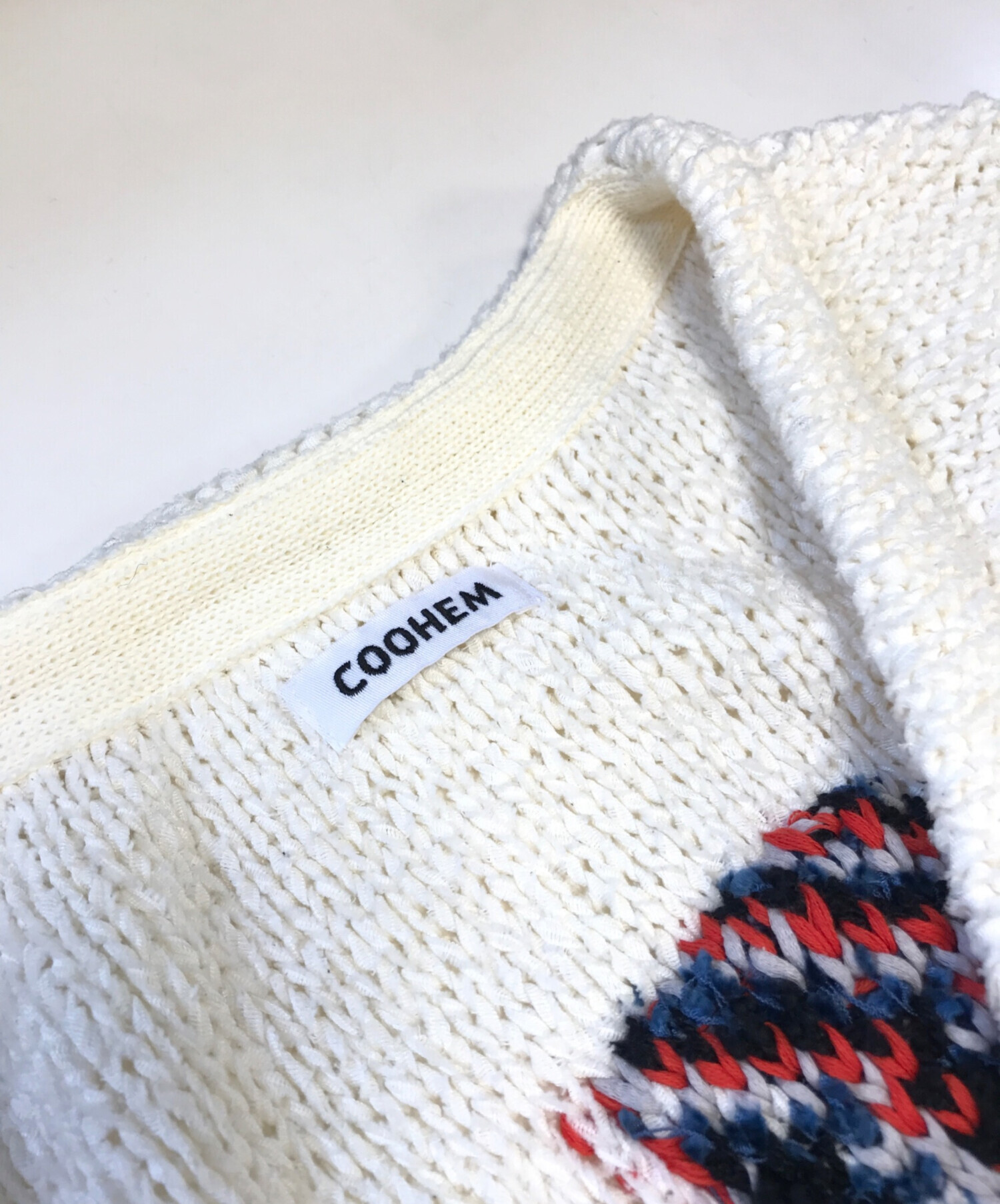 中古・古着通販】Coohem (コーヘン) チマヨツイードニットベスト 