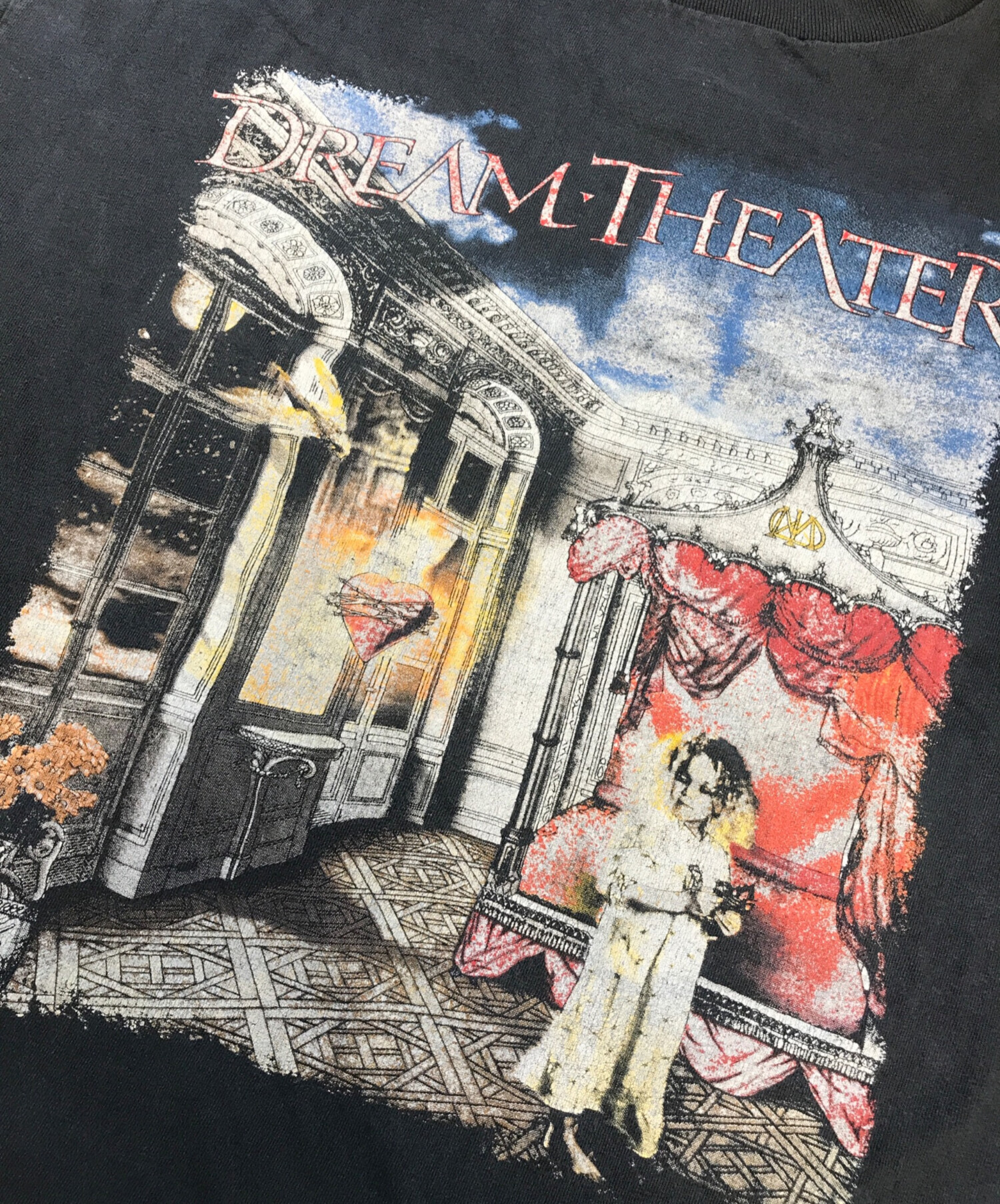 希少 90s DREAM THEATER バンド ロングTシャツ 当時物 L 希少 90s DREAM THEATER バンド ロングTシャツ 当時物 L 【公式通販】