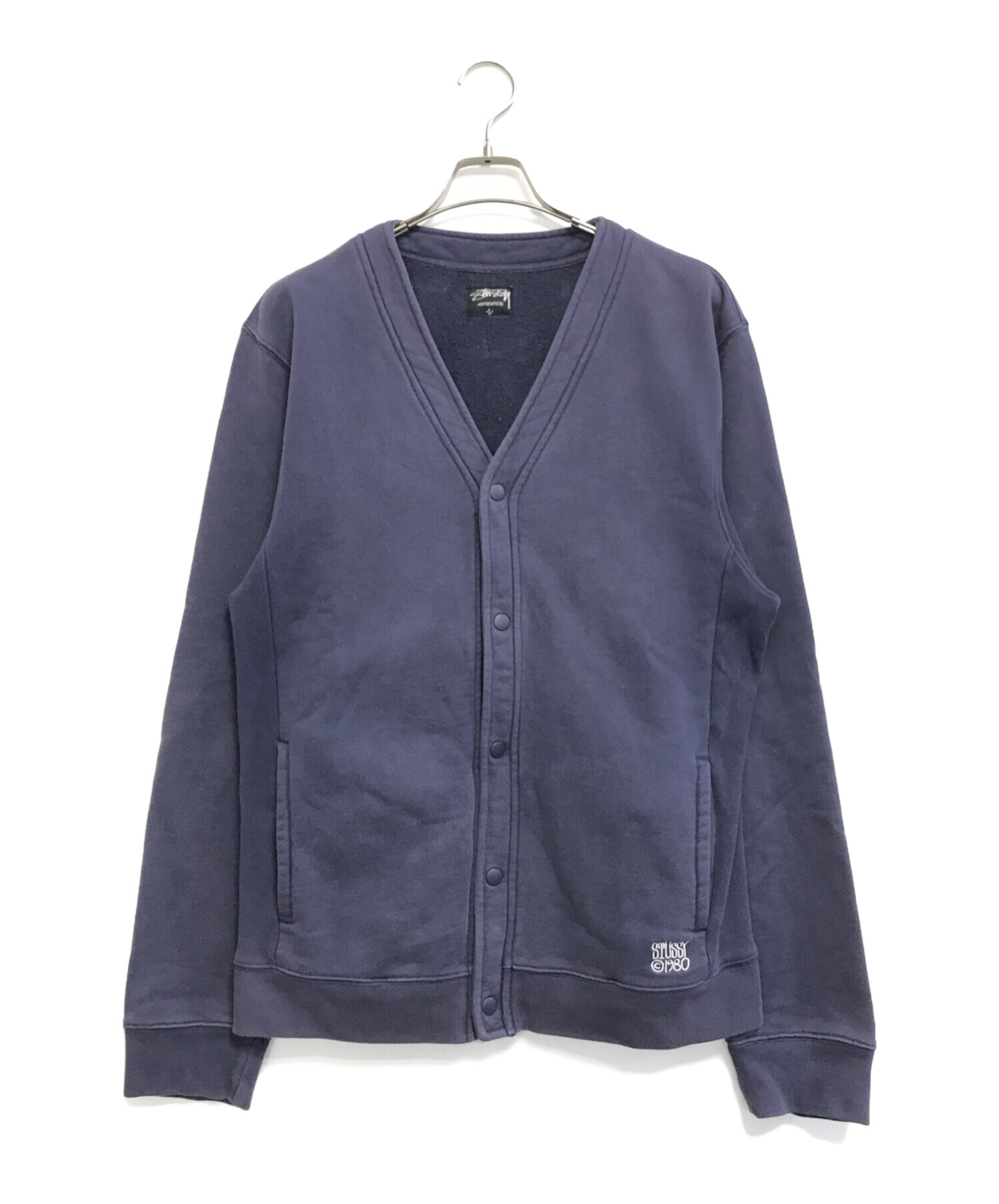 中古・古着通販】stussy (ステューシー) スウェットカーディガン 