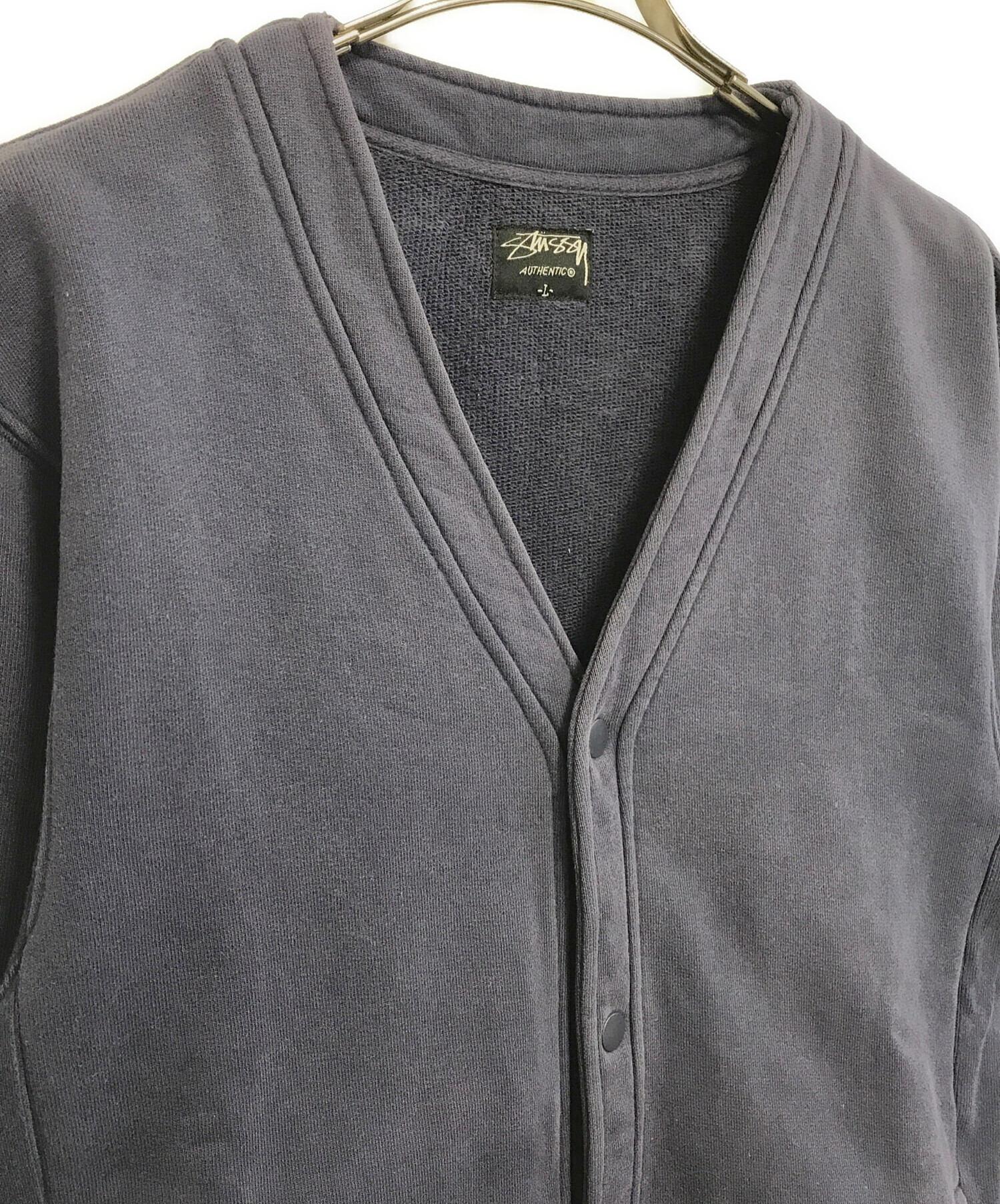 中古・古着通販】stussy (ステューシー) スウェットカーディガン 