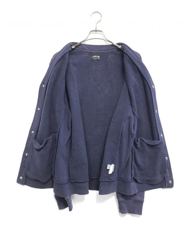 中古・古着通販】stussy (ステューシー) スウェットカーディガン 