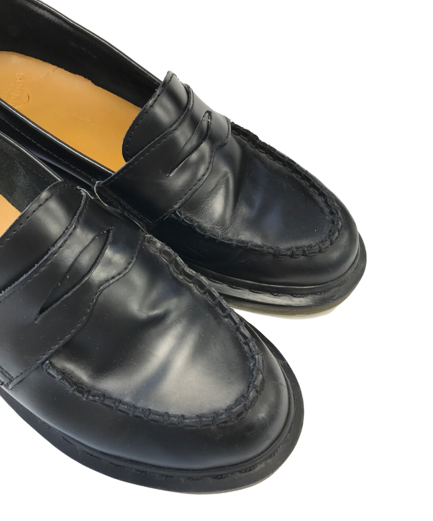 美品 ドクターマーチン コインローファー 24cm相当 ブラック 中古・古着通販】Dr.Martens (ドクターマーチン) コインローファー  ブラック サイズ:25.5｜ブランド・古着通販 トレファク公式【TREFAC FASHION】スマホサイト