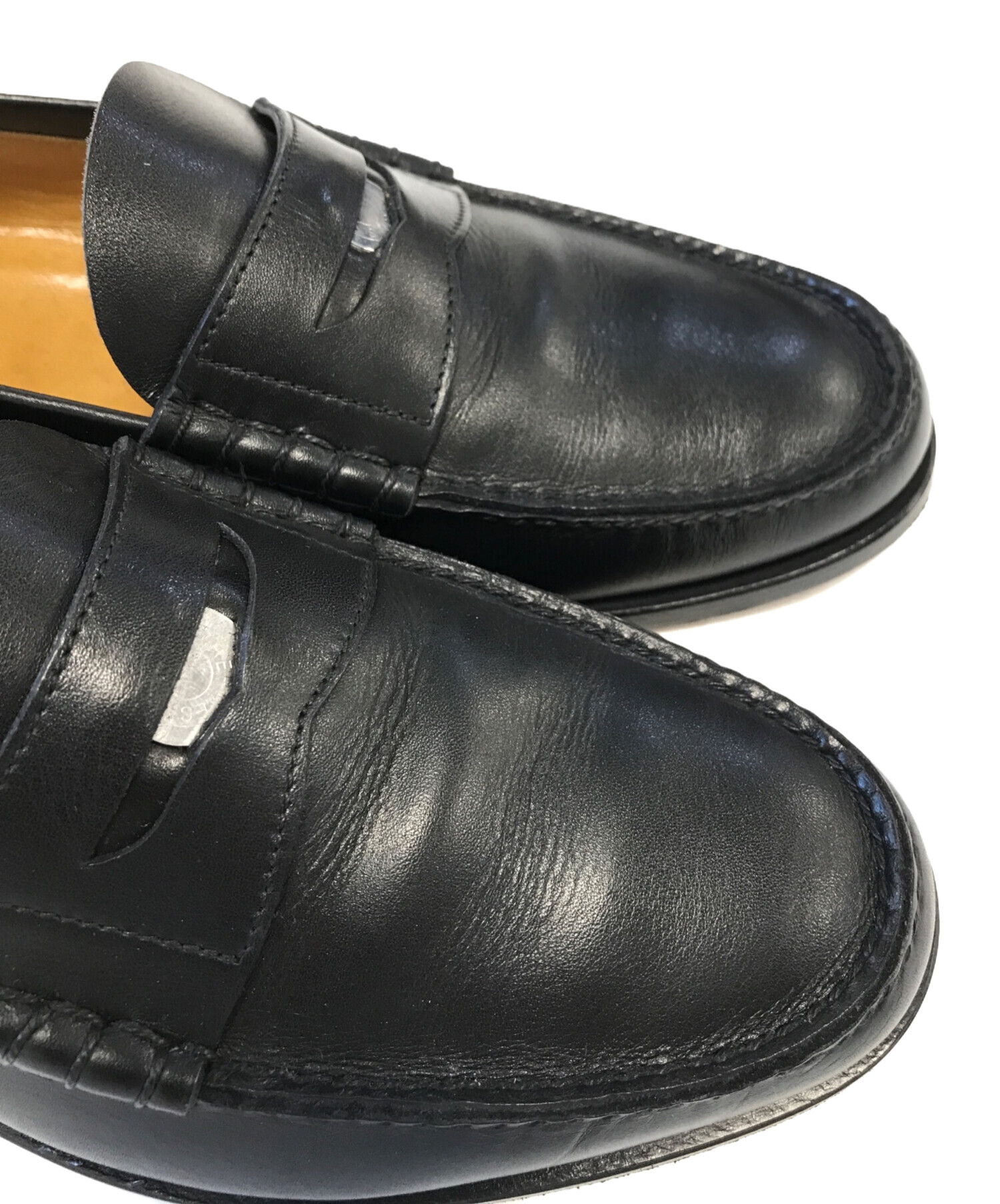 中古・古着通販】HERMES (エルメス) セリエコインローファー ブラック