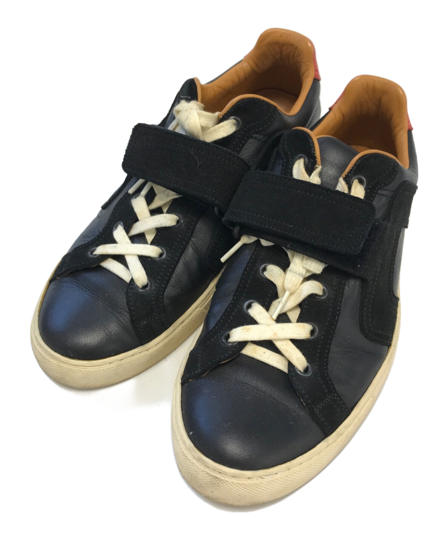 中古・古着通販】HERMES (エルメス) ベルクロローカットスニーカー 
