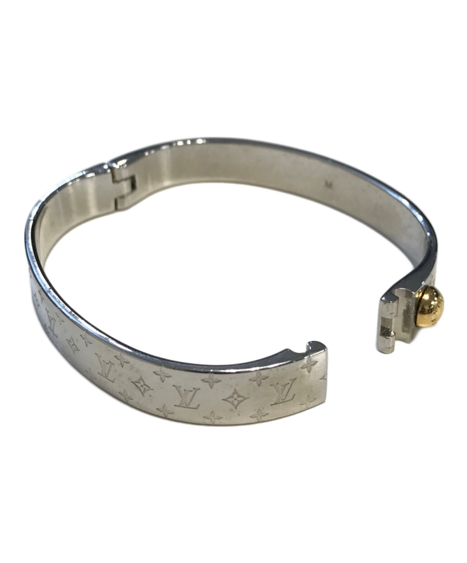 Louis Vuitton シルバーバングル 中古・古着通販】LOUIS VUITTON (ルイ ヴィトン) バングル シルバー