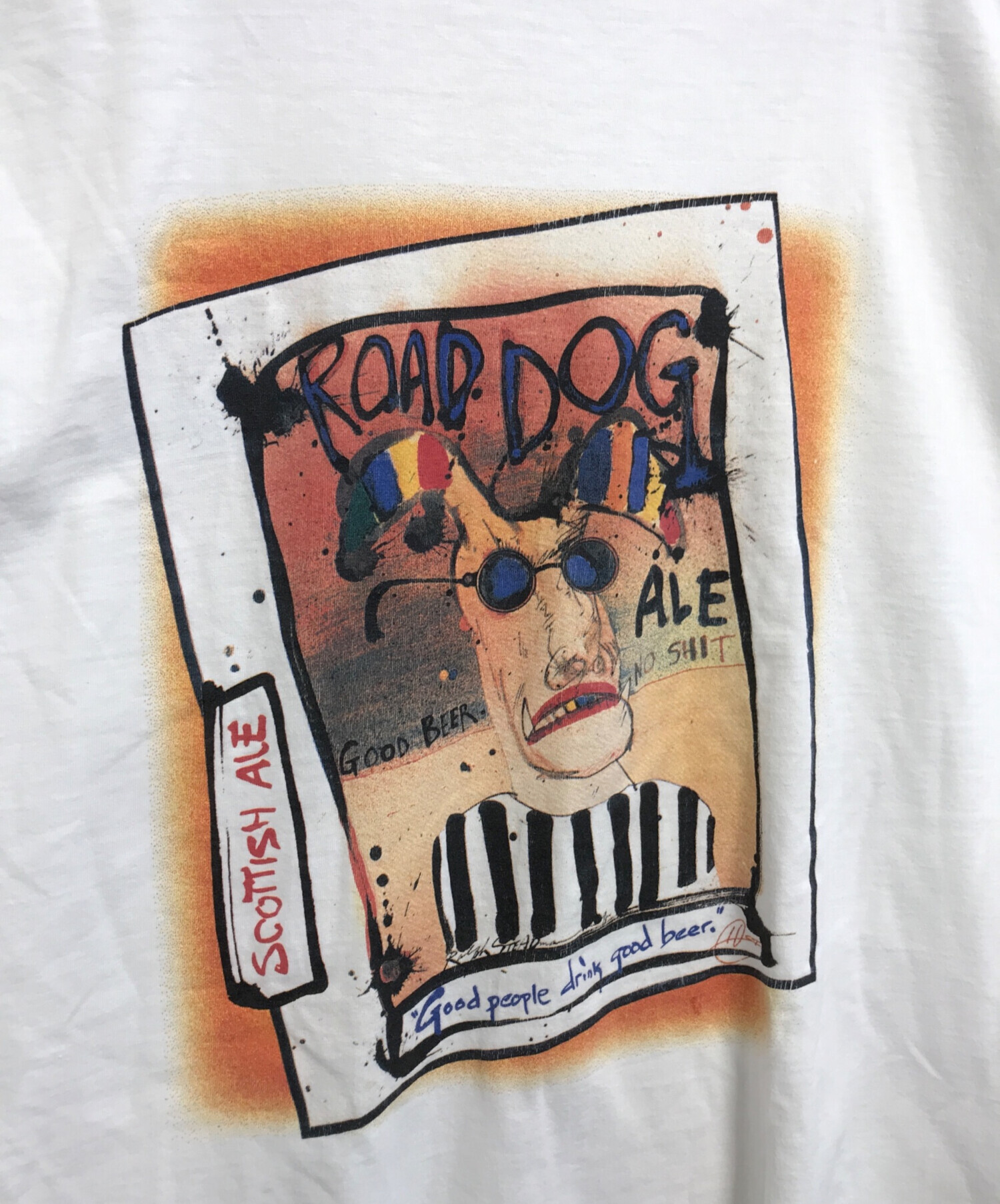 中古・古着通販】ralp stedman (ラルフステッドマン) Tシャツ ホワイト 