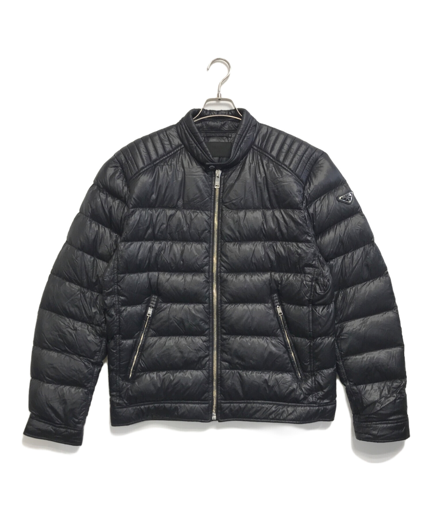 中古・古着通販】PRADA (プラダ) ダウンジャケット ブラック サイズ:52