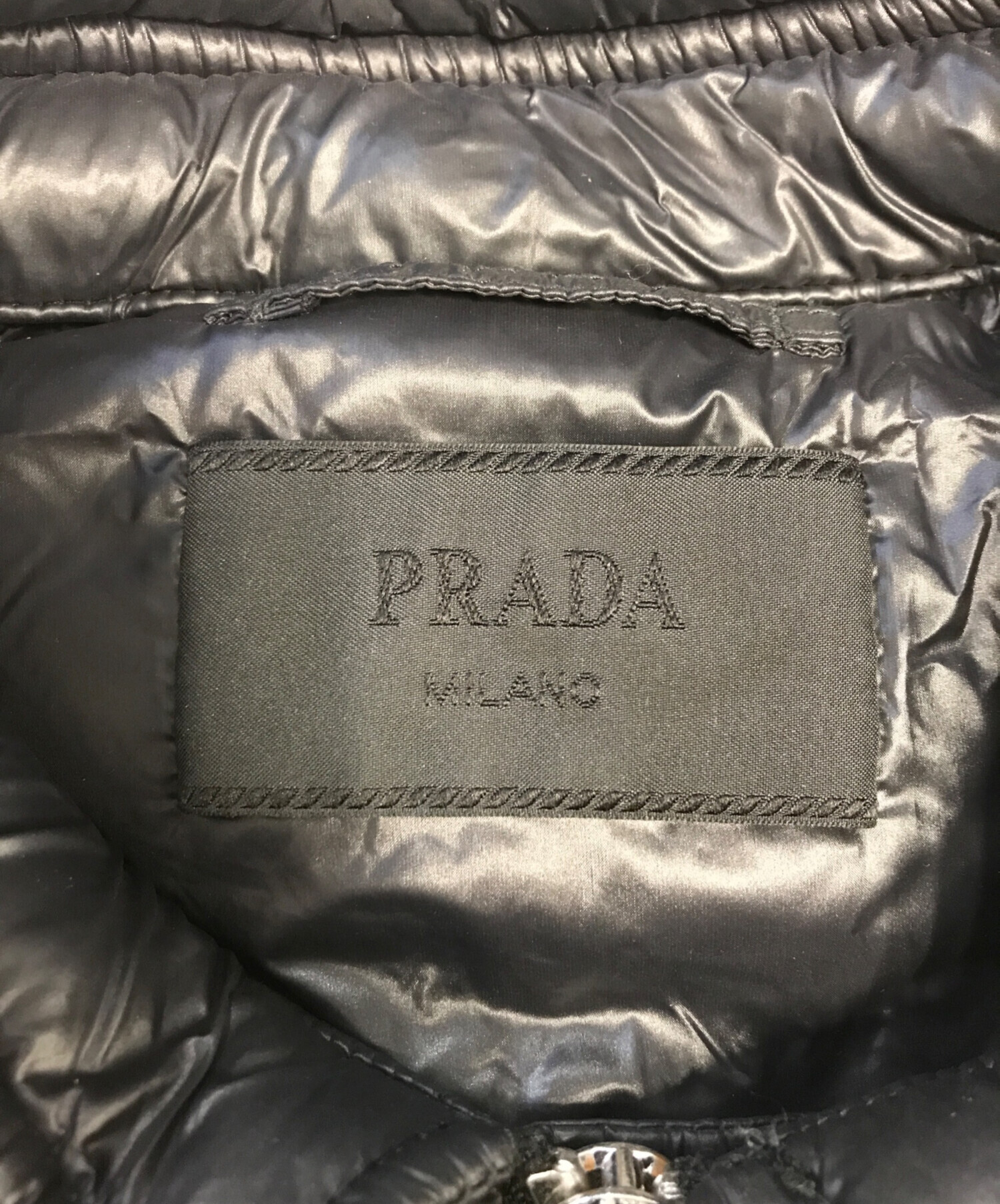 PRADA Art.SGV47 黒 ダウンジャケット PRADA - PRADAリアルダウン