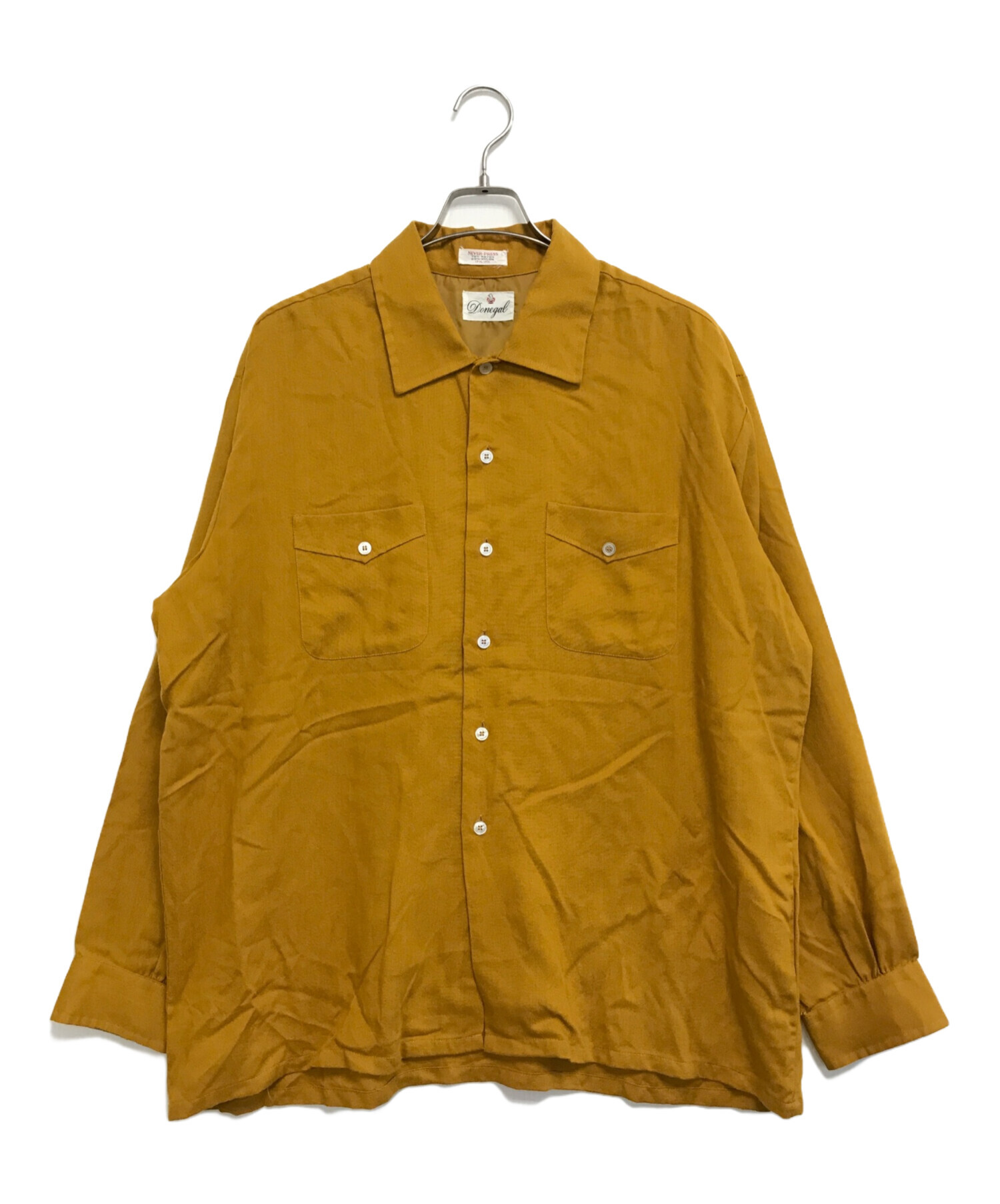 中古・古着通販】Donegal (ドネガル) レーヨンシャツ ベージュ サイズ