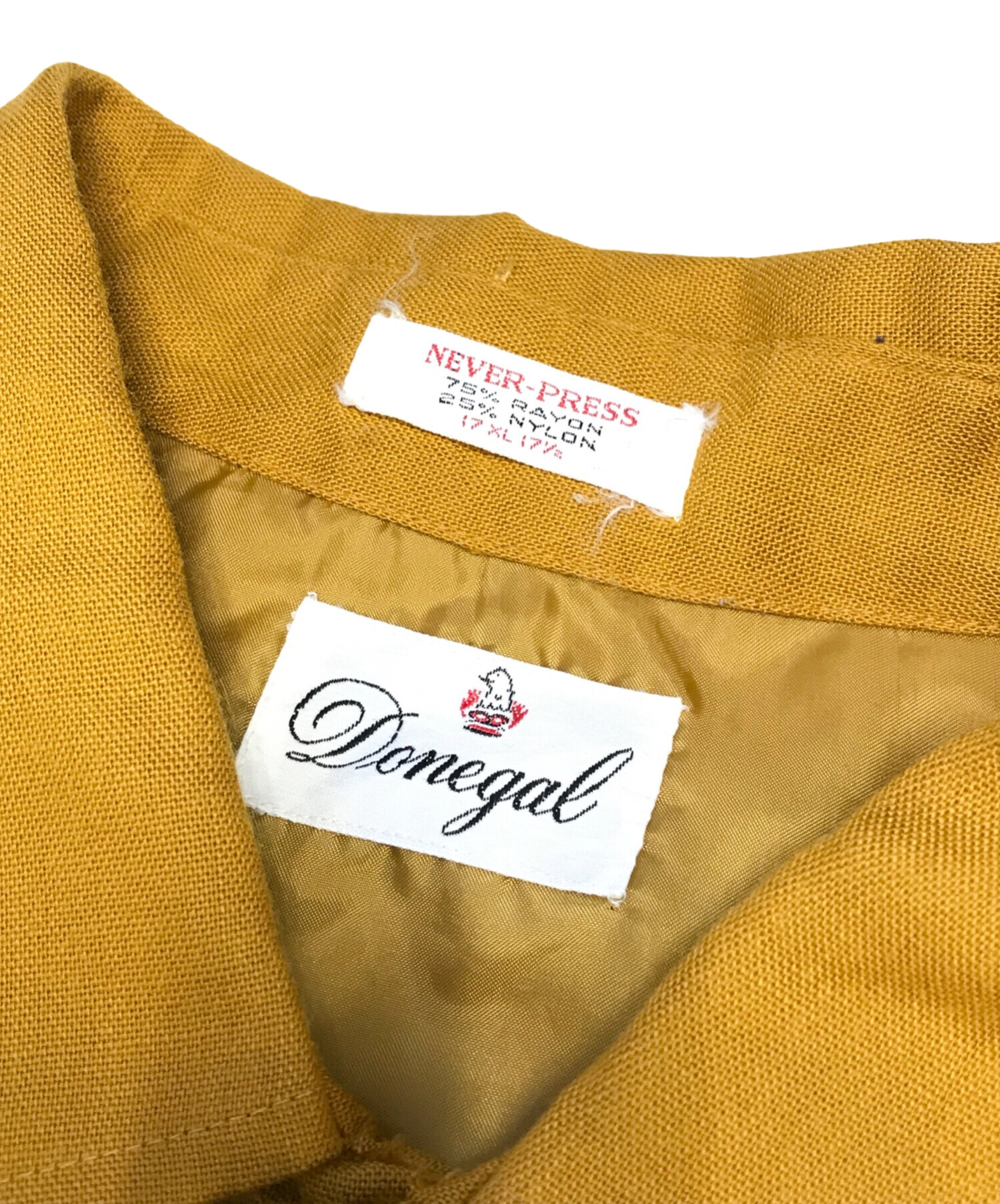 中古・古着通販】Donegal (ドネガル) レーヨンシャツ ベージュ サイズ 