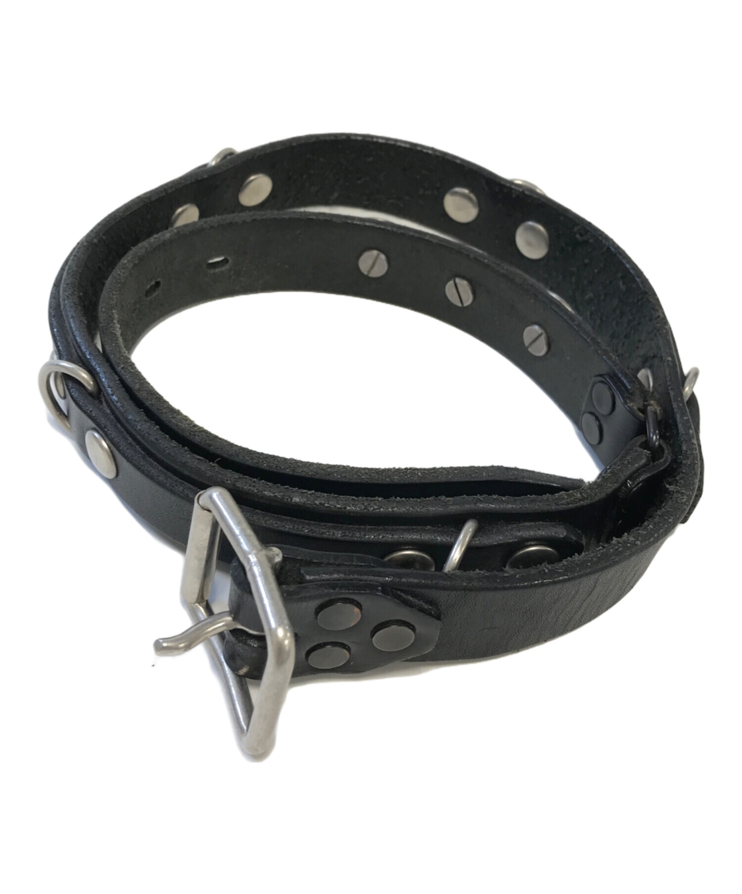 SUPREME スタッズ付き ブラックレザーベルト シュプリーム 新品】SUPREME シュプリーム【 Studded Logo Belt Black】18SS