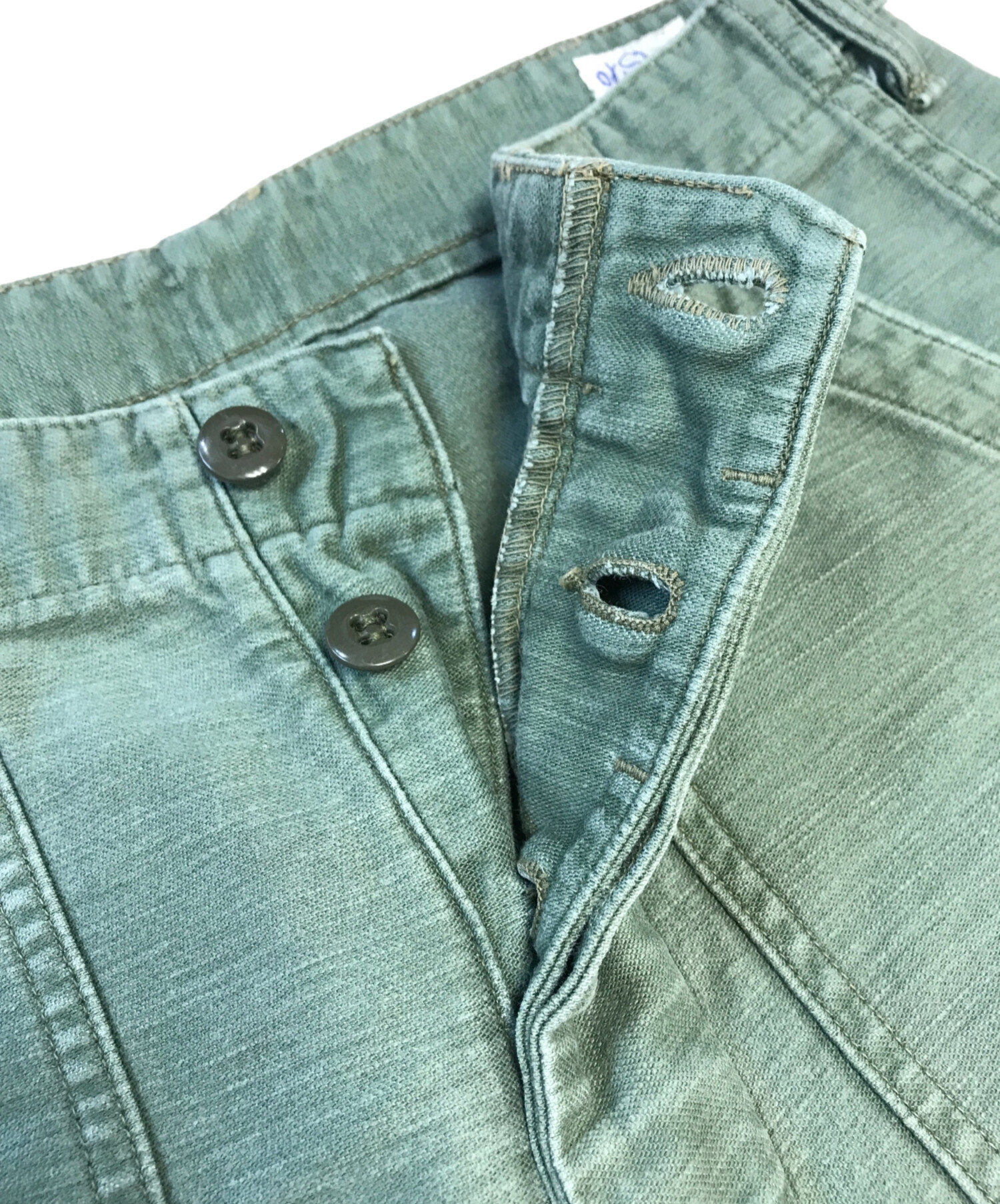 中古・古着通販】orSlow (オアスロウ) ベイカーパンツ カーキ サイズ 