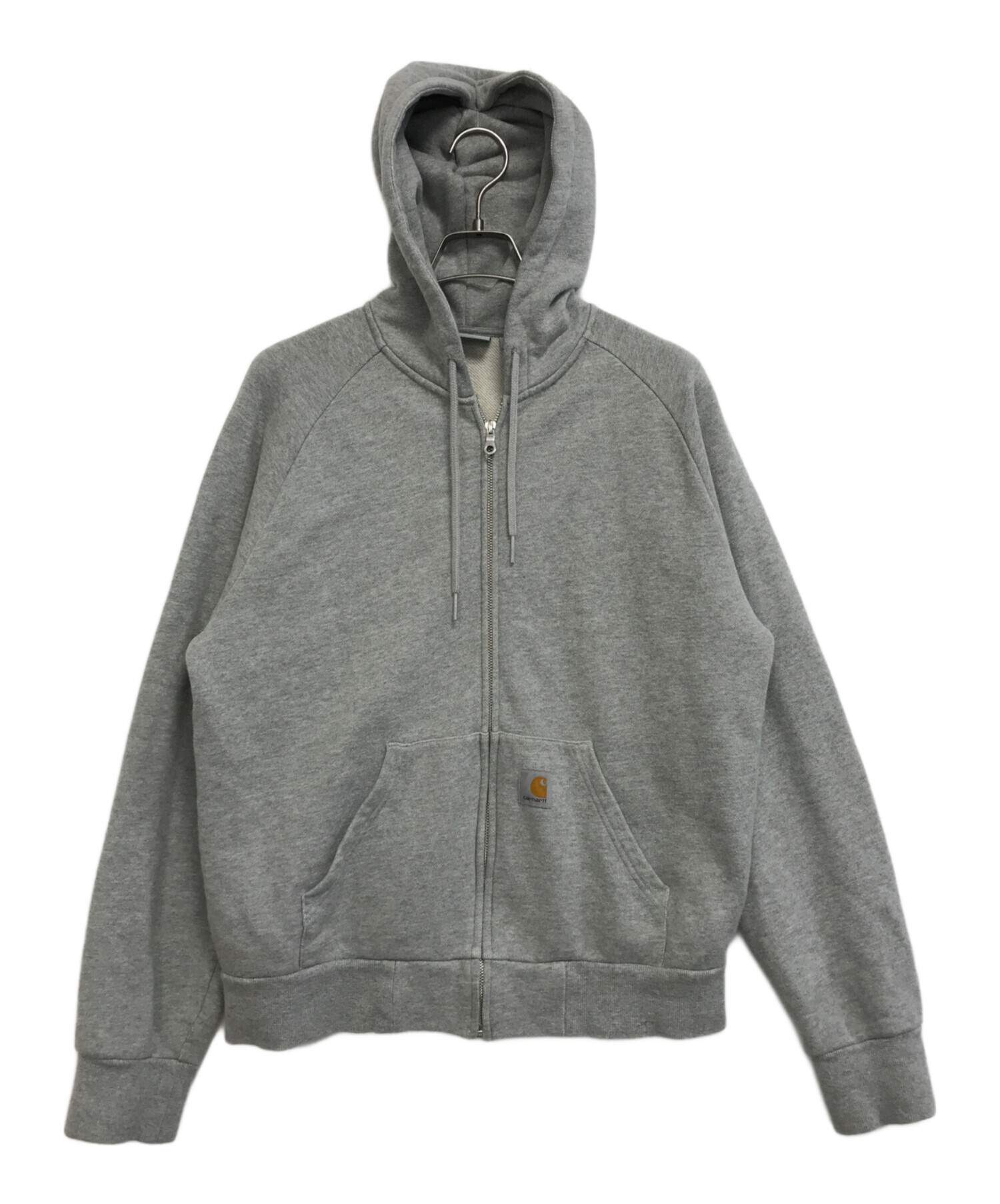 Carhartt フェードグレー ジップパーカー Sサイズ 中古・古着通販】Carhartt WIP (カーハート ワークインプログレス