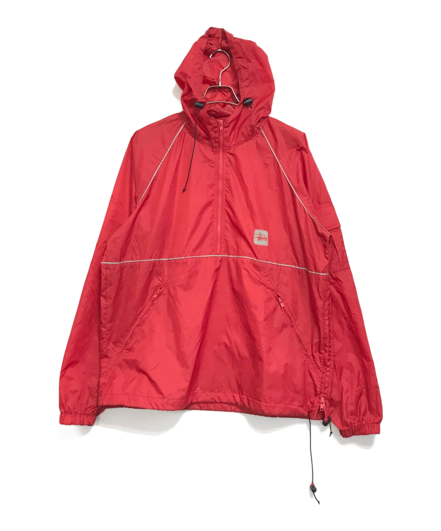 中古・古着通販】stussy (ステューシー) アノラックパーカー レッド