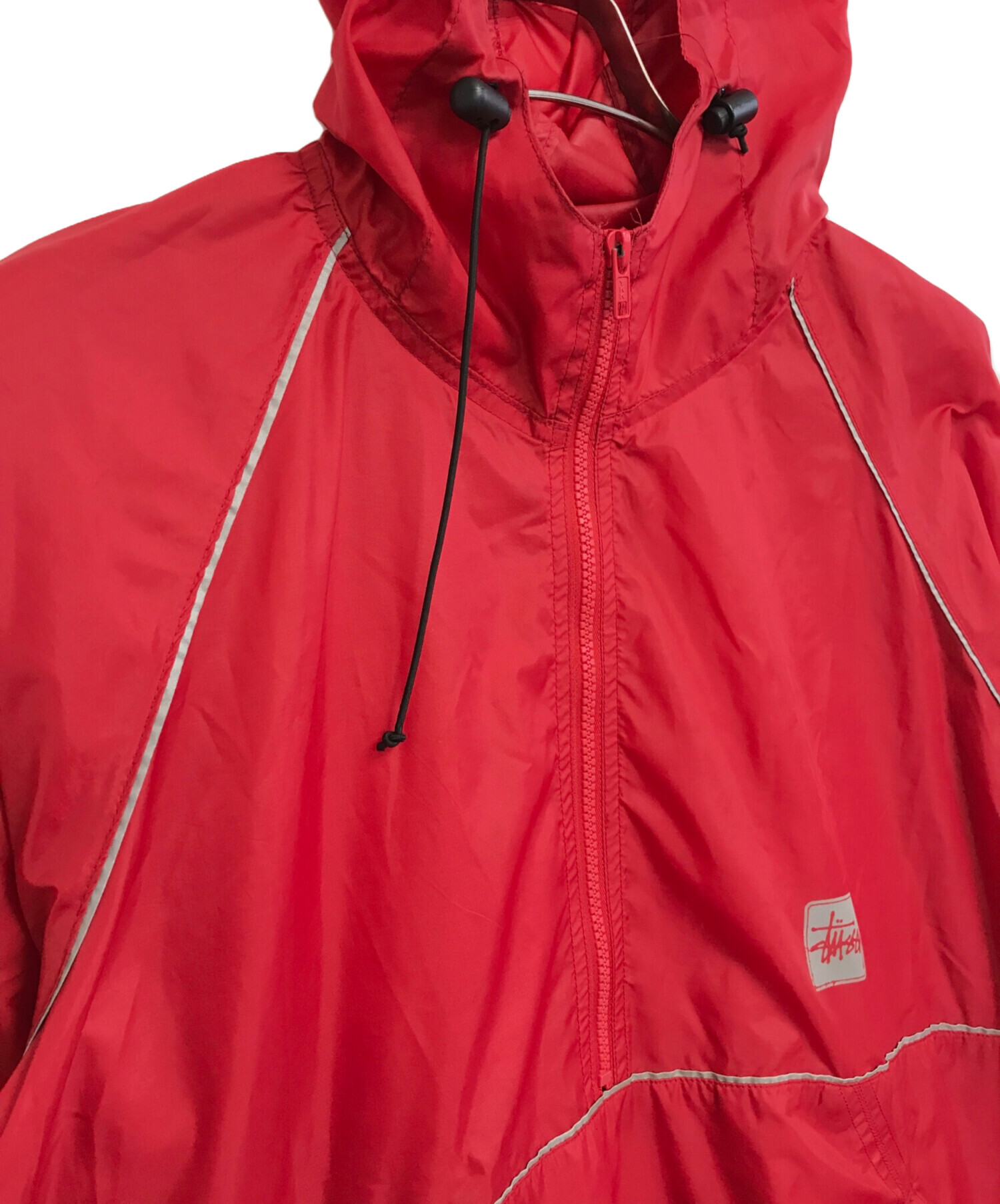 中古・古着通販】stussy (ステューシー) アノラックパーカー レッド
