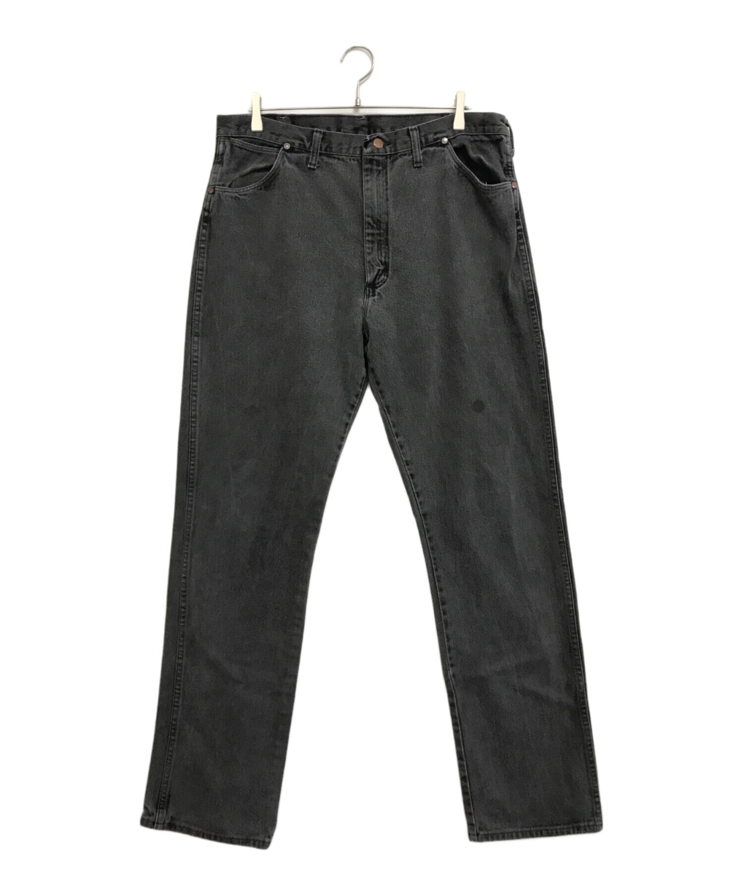 中古・古着通販】Wrangler (ラングラー) 先染め ブラックデニム