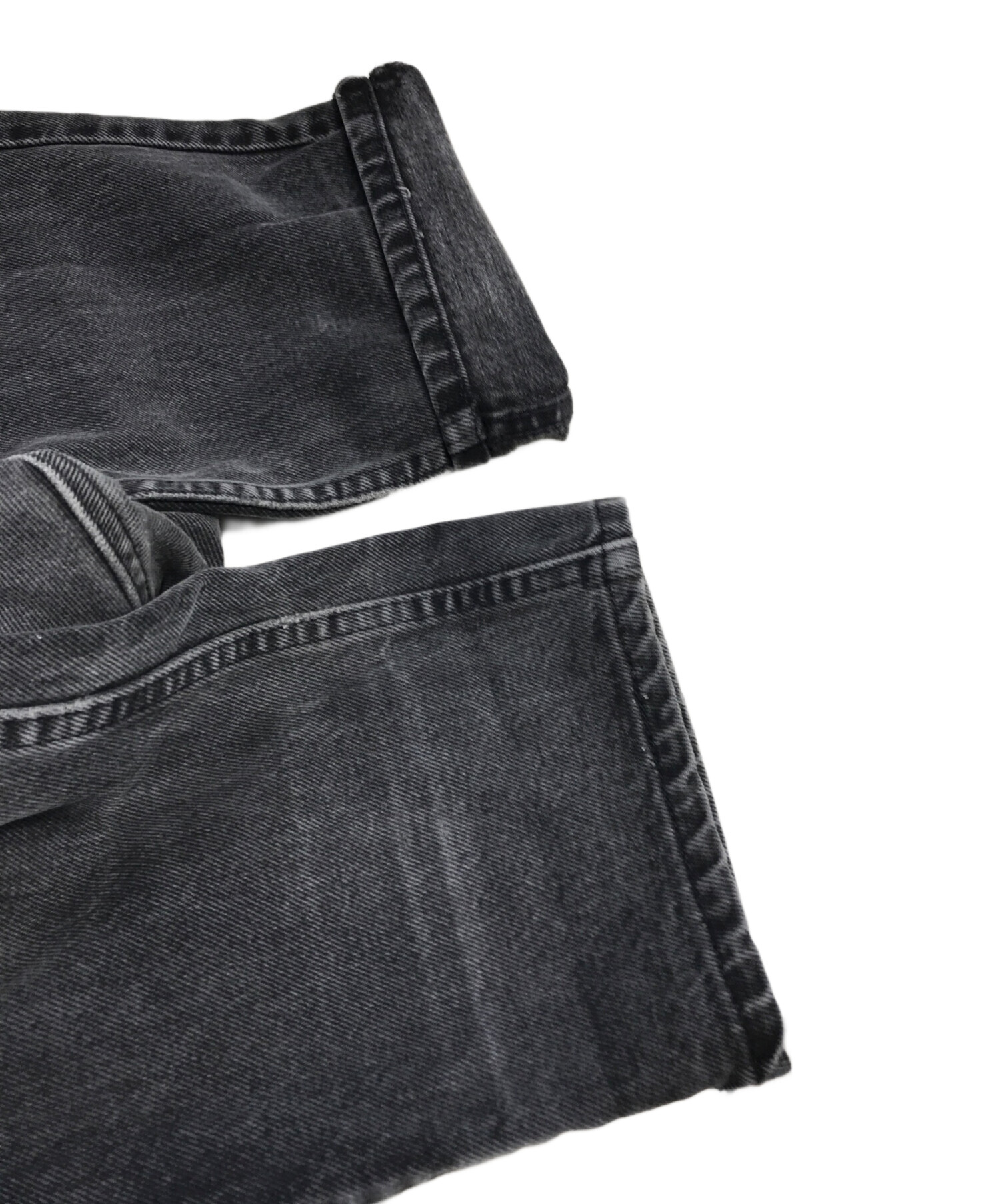 中古・古着通販】LEVI'S (リーバイス) 505 先染め ブラックデニム