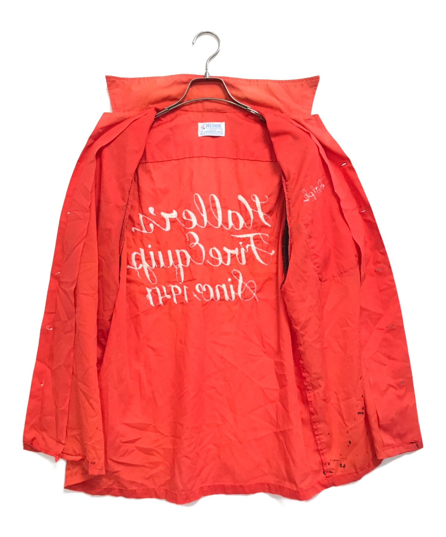中古・古着通販】Hilton (ヒルトン) ボーリングシャツ レッド サイズ:M