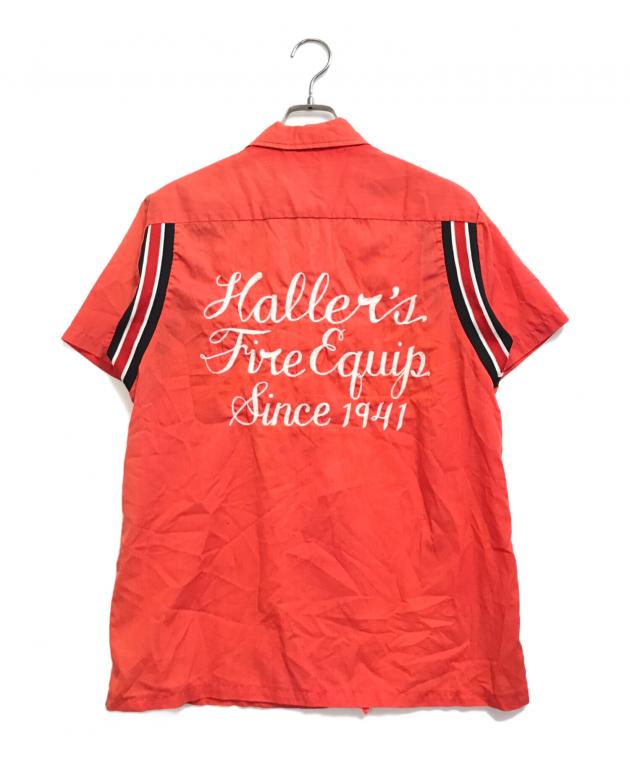 中古・古着通販】Hilton (ヒルトン) ボーリングシャツ レッド サイズ:M