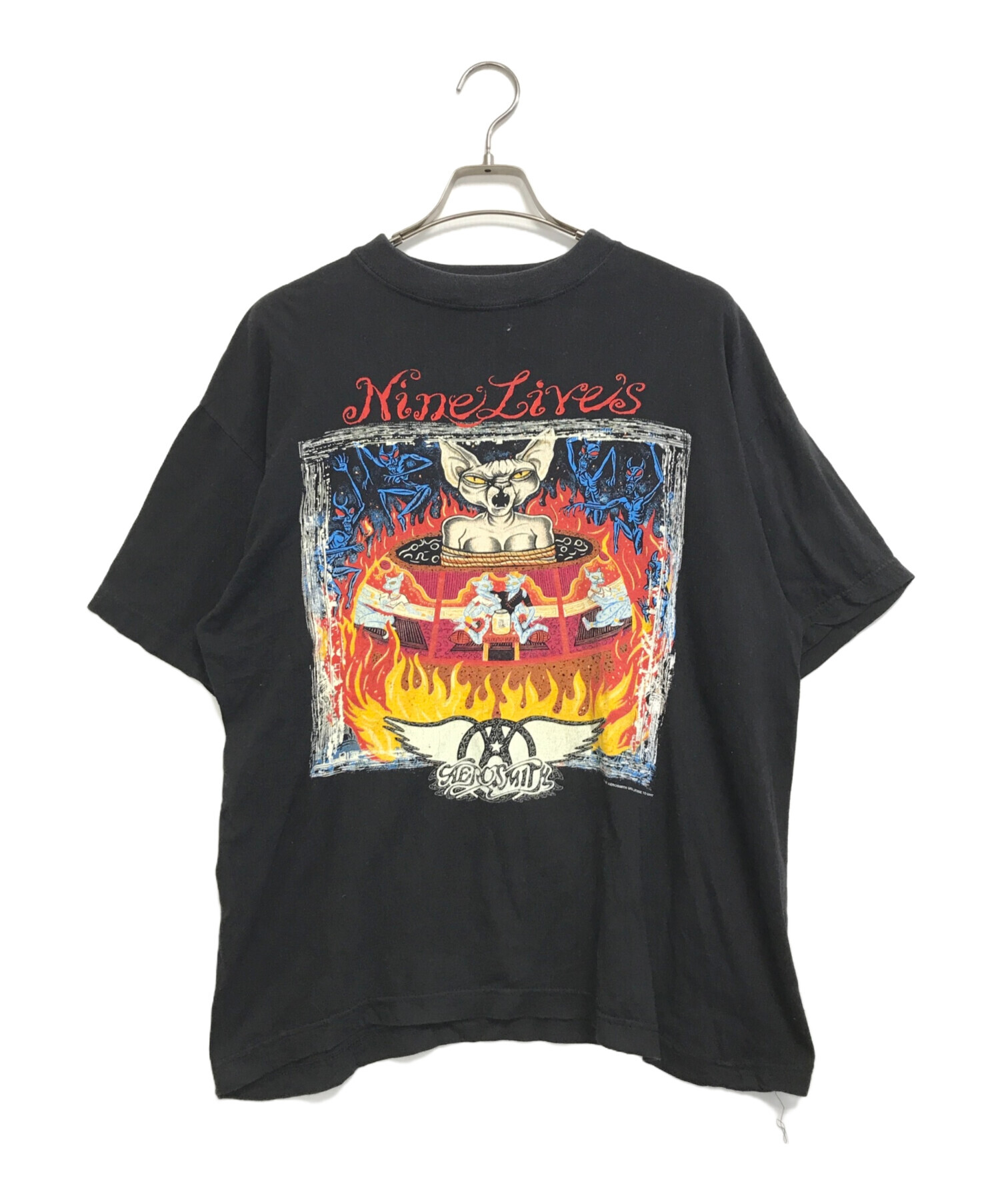 【ファンクラブ限定】 エアロスミス Tシャツ　ヴィンテージ　古着　ミレニアム 古着 AEROSMITH エアロスミス バンドTシャツ バンT メンズXL相当
