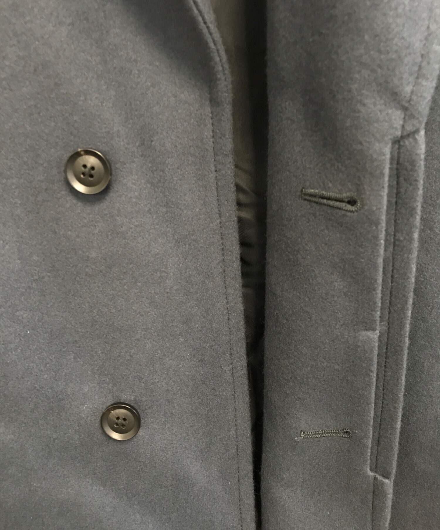 中古・古着通販】CITY (シティ) オーバーチェスターコート ネイビー