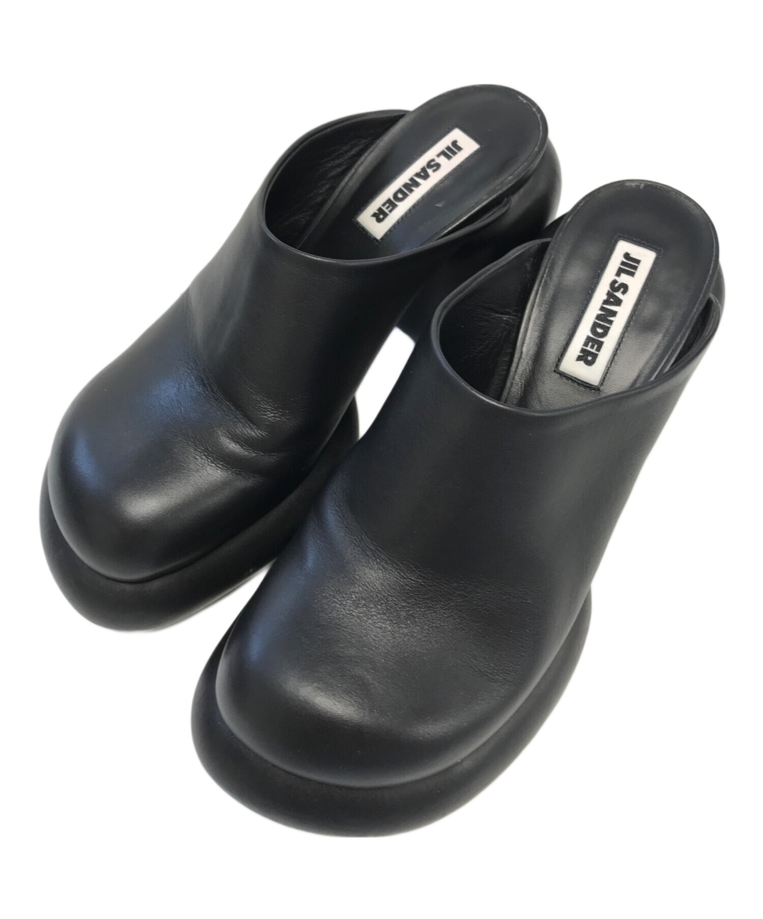 中古・古着通販】JIL SANDER (ジルサンダー) ブロックヒールサンダル