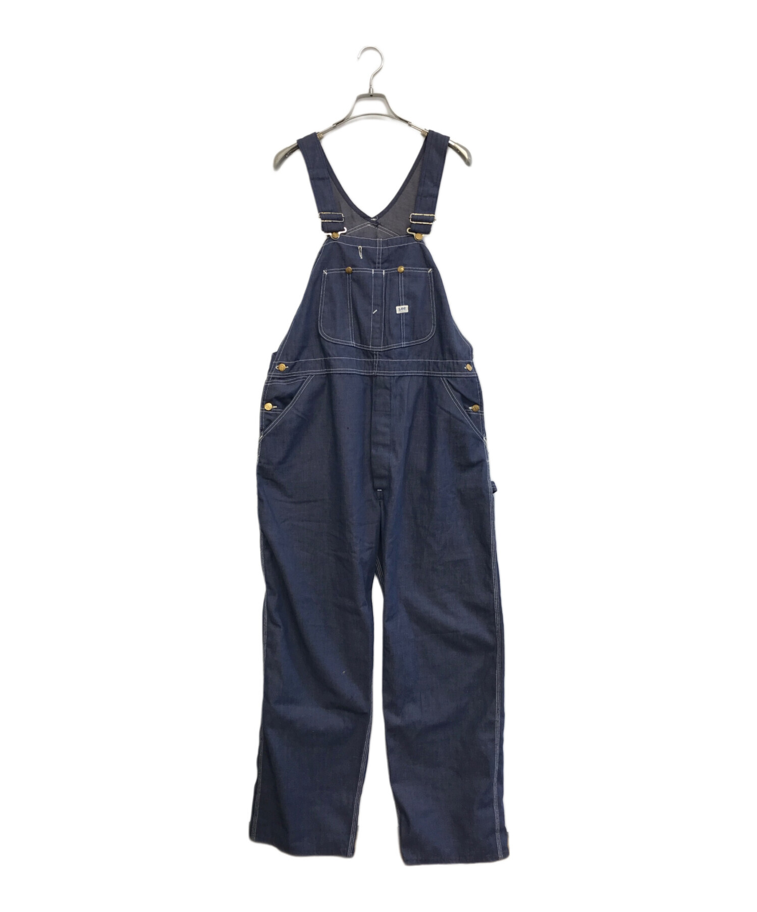 せ*ん様 格安出品‼️70'S ‼️Vintage Lee デニムオーバーオール 中古・古着通販】LEE (リー) 70'sデニムオーバーオール インディゴ