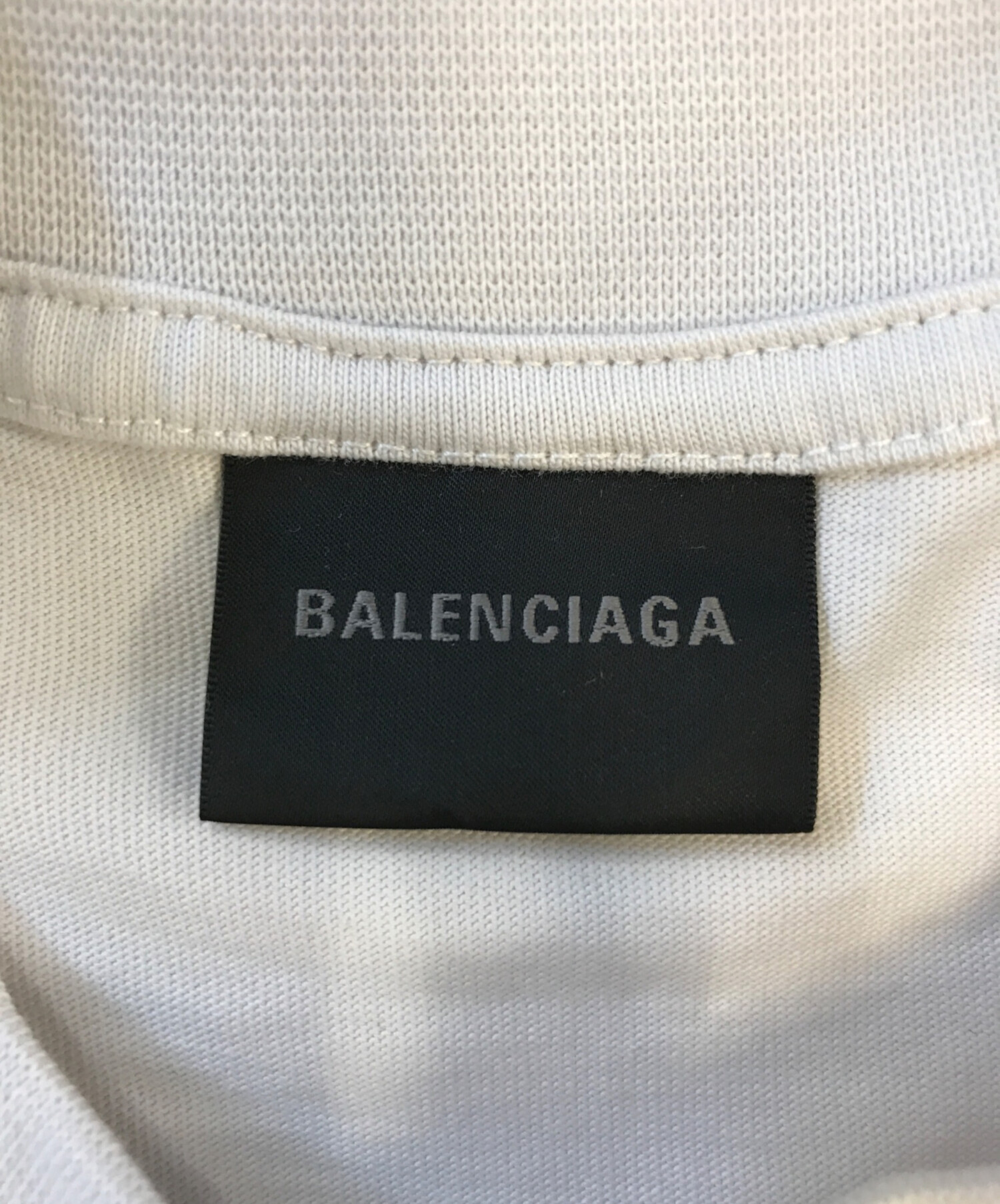 中古・古着通販】BALENCIAGA (バレンシアガ) ミラーロゴプリントT