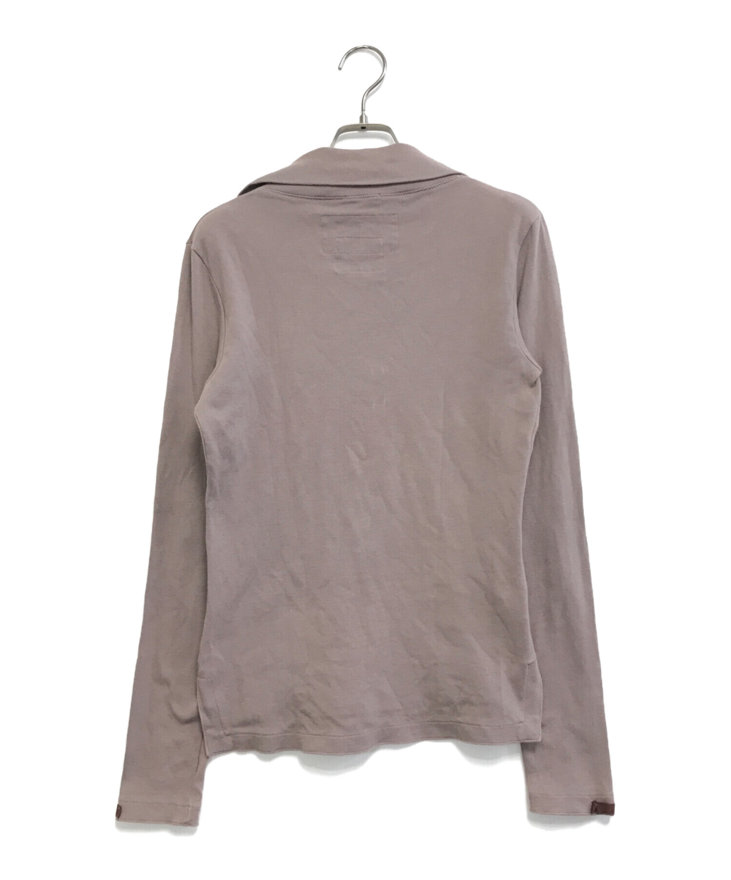 中古・古着通販】MIU MIU (ミュウミュウ) スキッパーカットソー グレー