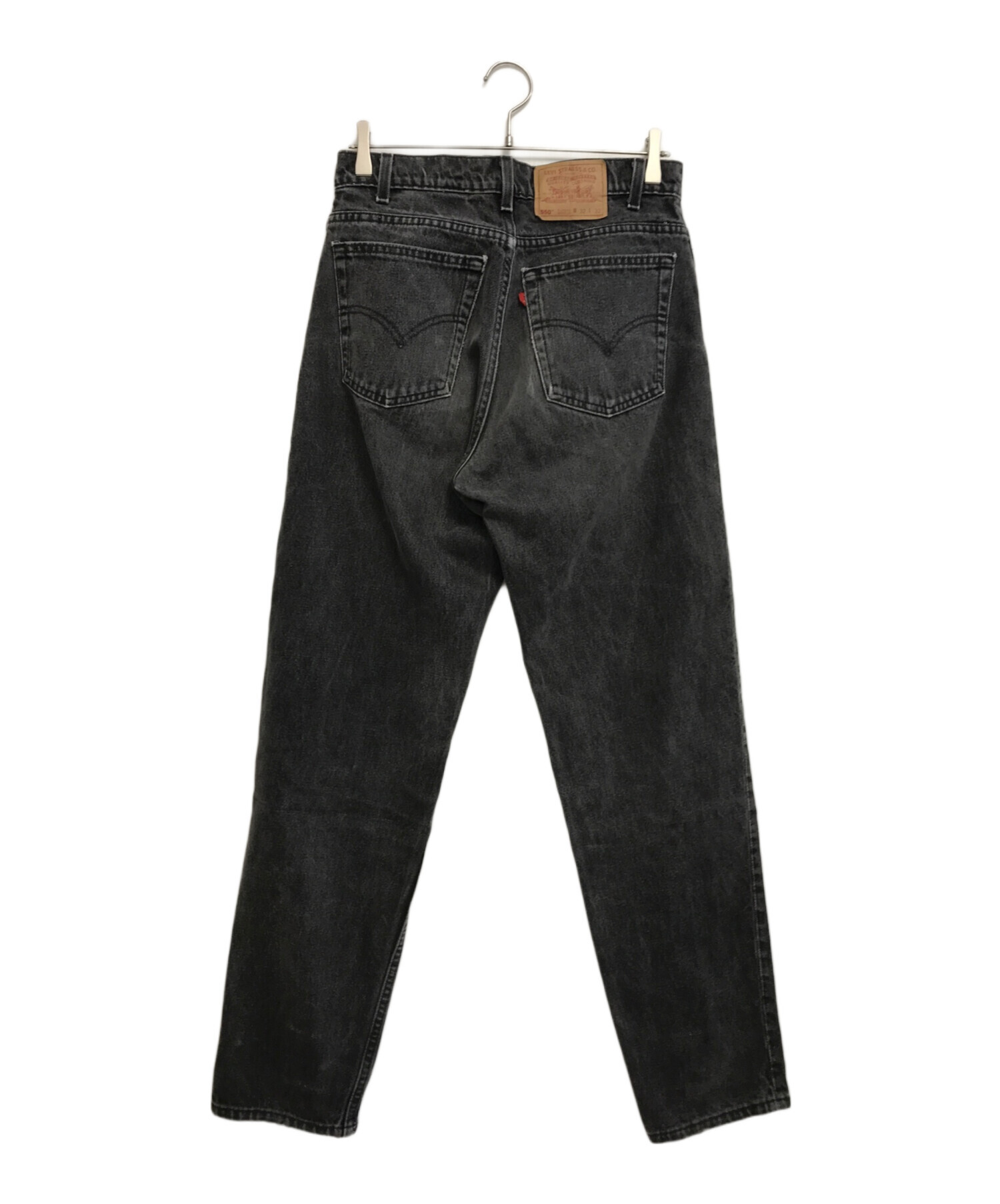 中古・古着通販】LEVI'S (リーバイス) 505先染めブラックデニム