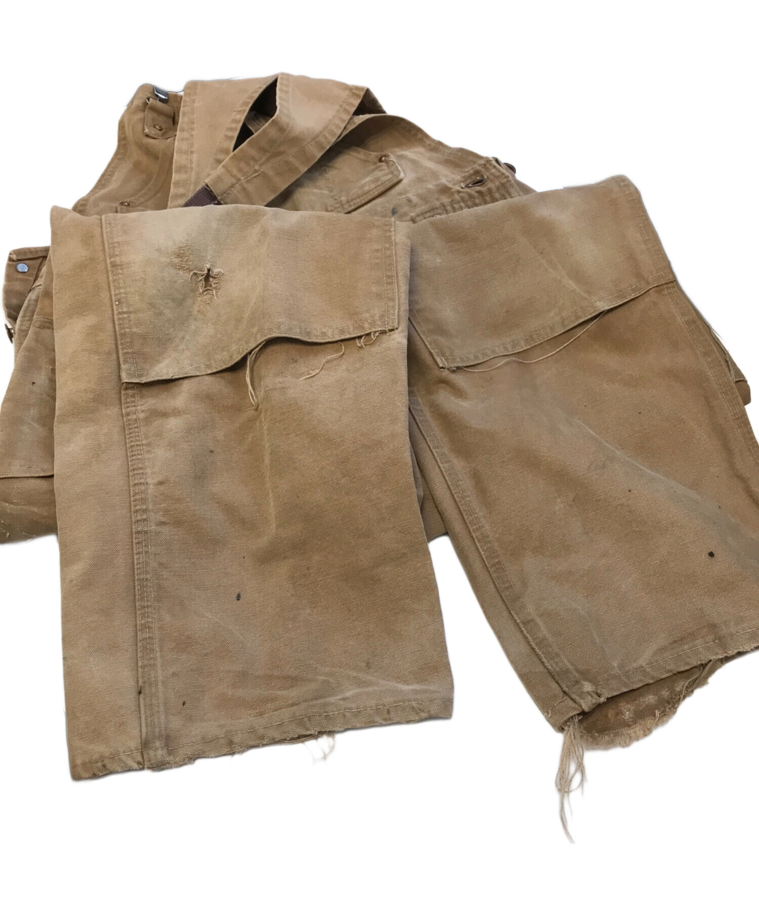 中古・古着通販】CarHartt (カーハート) ダブルニーオーバーオール