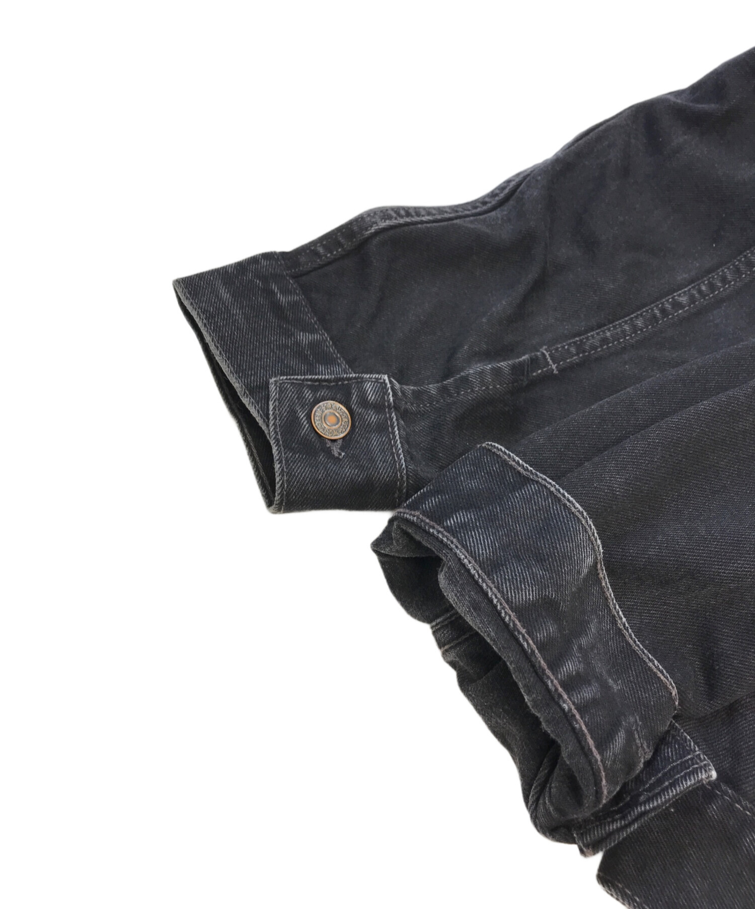 中古・古着通販】LEVI'S (リーバイス) ブラックデニムジャケット