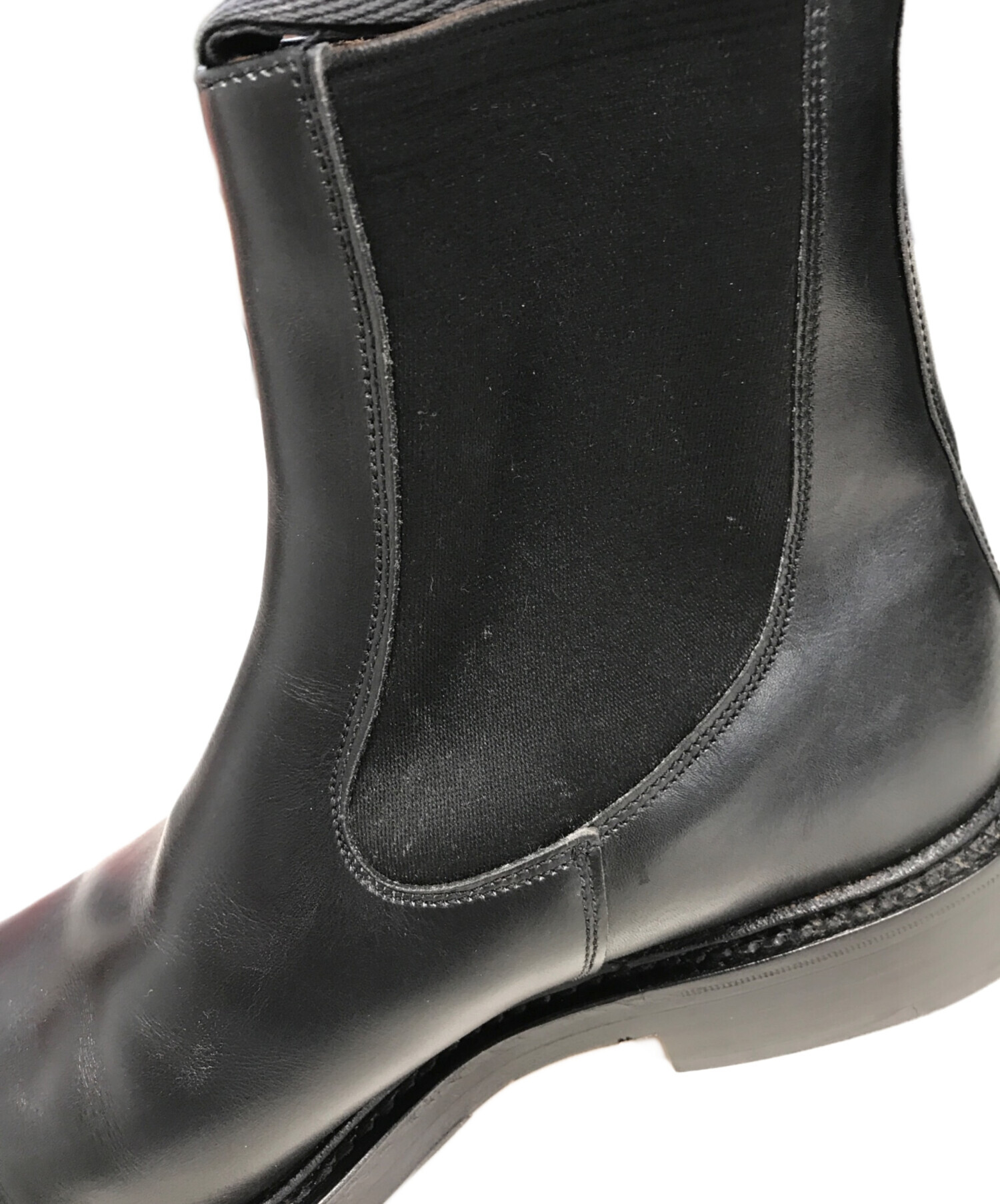 中古・古着通販】Tricker's (トリッカーズ) ELASTIC BOOTS ブラック