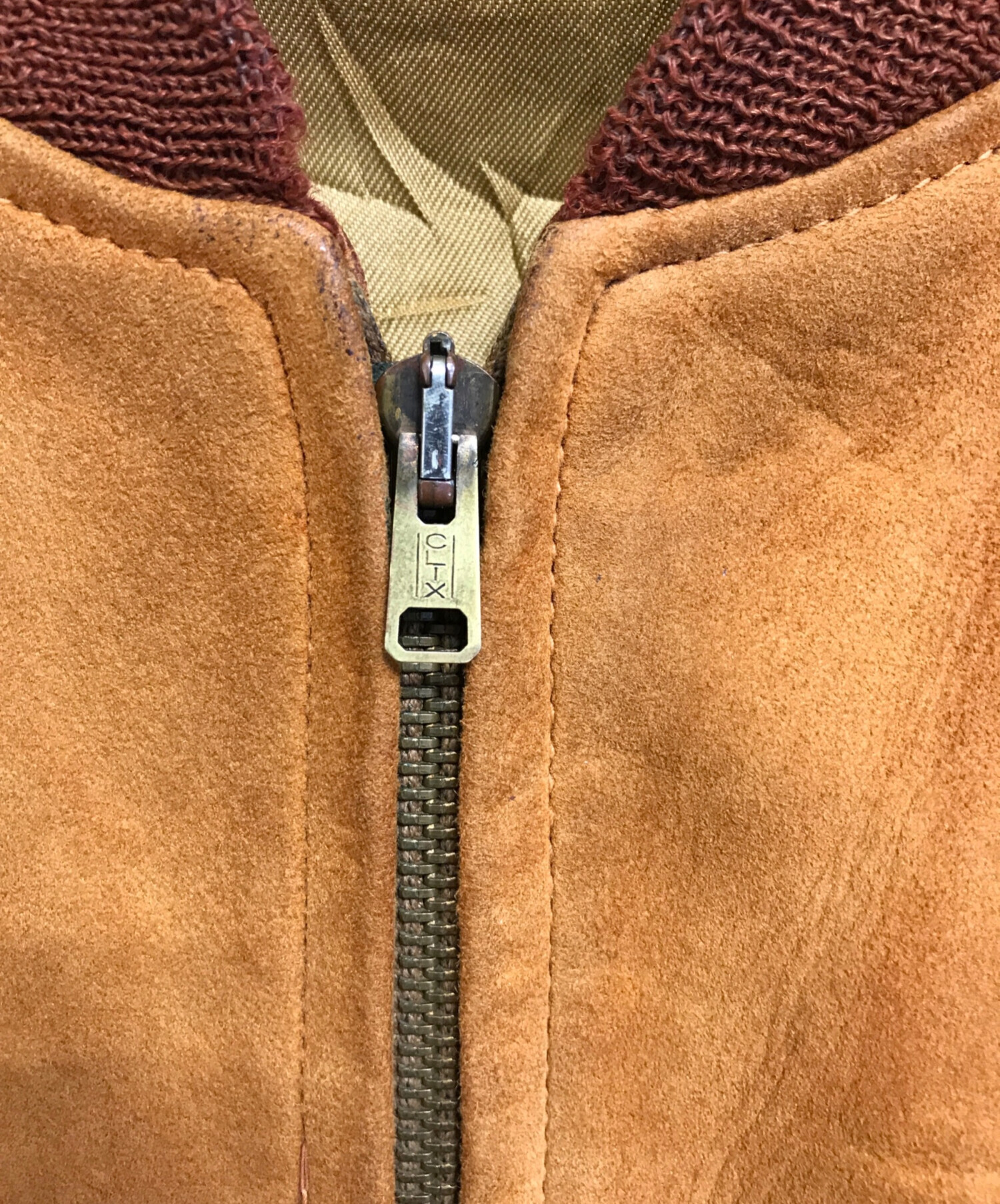 70s 80s Vintage ヴィンテージ スウェード レザーブルゾン 中古・古着通販】VINTAGE (ヴィンテージ) スウェードレザー