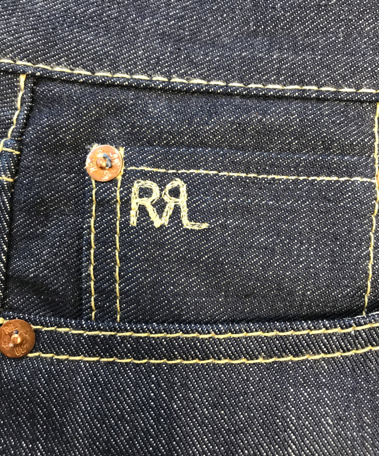 中古・古着通販】RRL (ダブルアールエル) デニムパンツ インディゴ