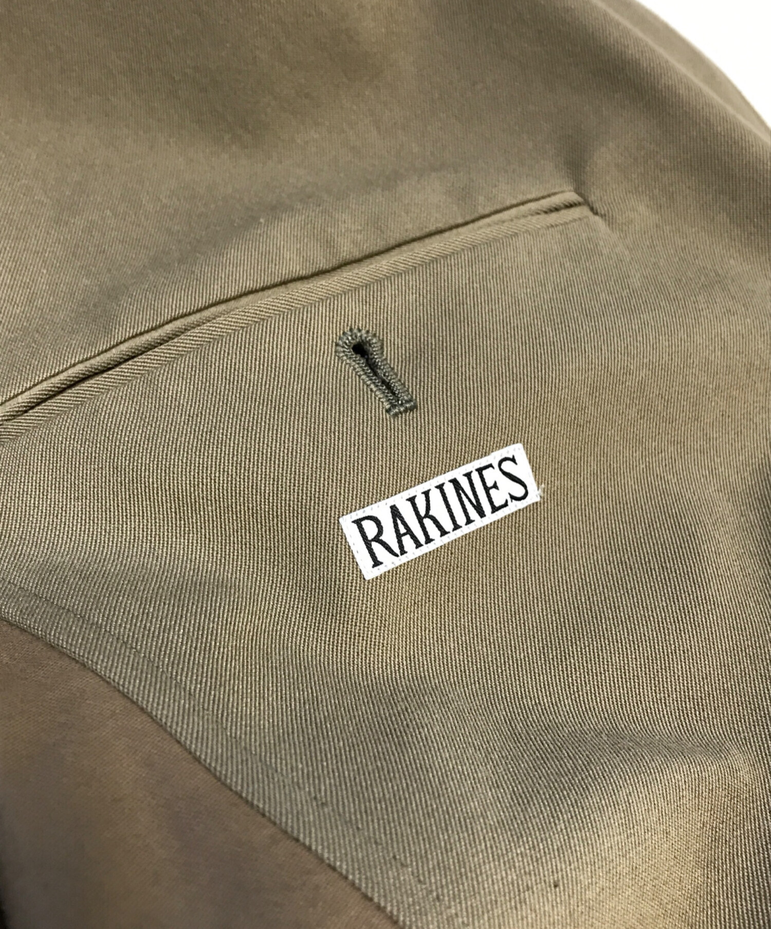 中古・古着通販】RAKINES (ラキネス) 綿混テーラードジャケット 