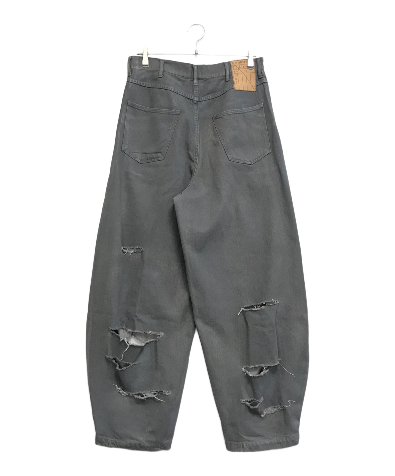 SOSHIOTSUKI ワイドデニム 中古・古着通販】SOSHIOTSUKI (ソウシ オオツキ) コーティングワイド